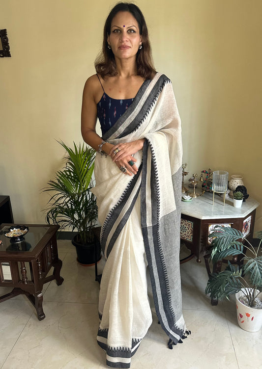 Handloom Pure Linen - Raahini