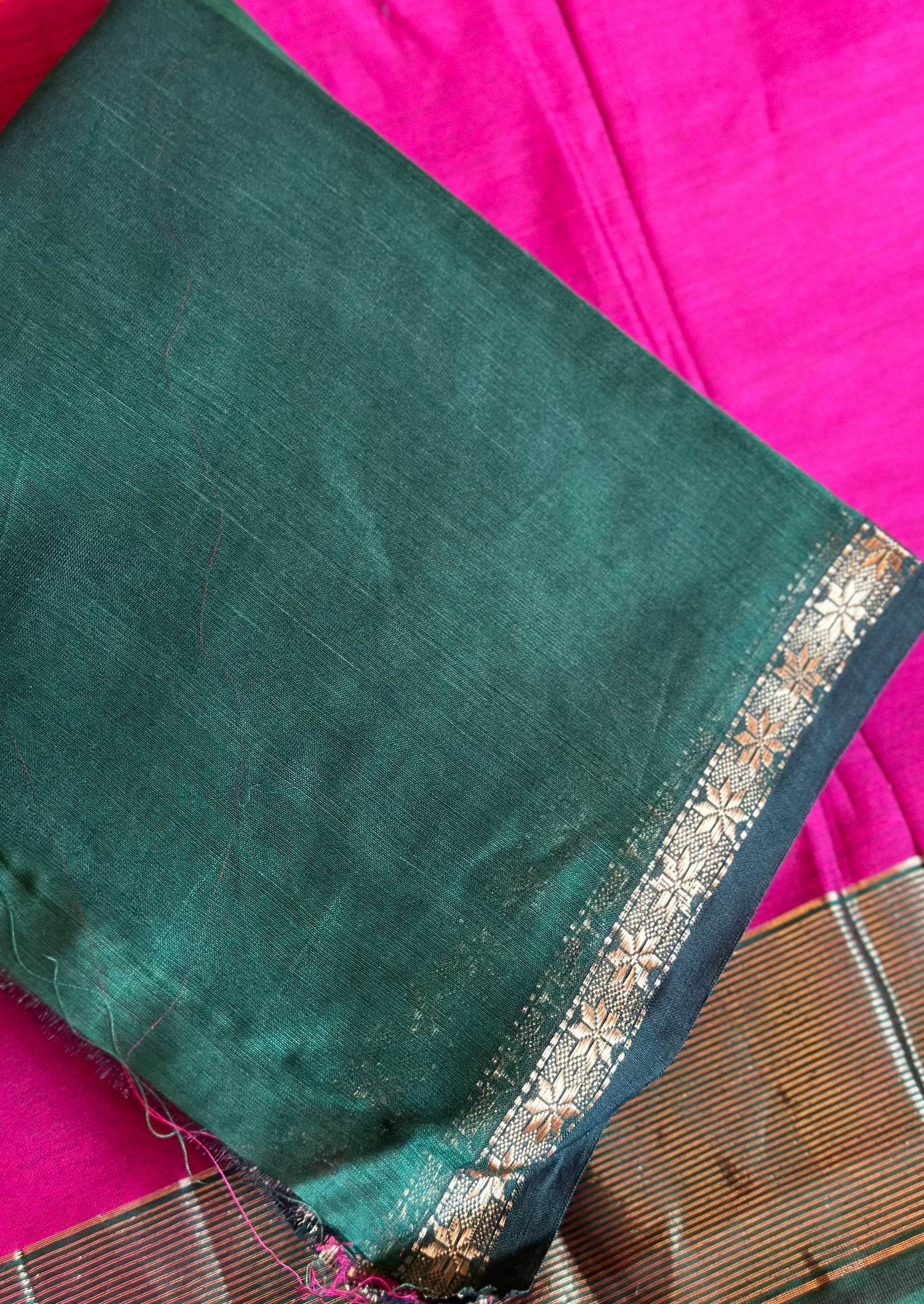 Handloom Pure Maheshwari Sari - Raahini