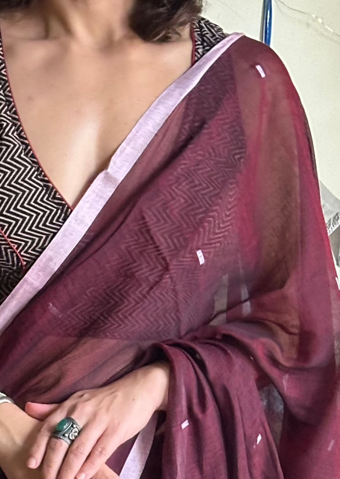 Pure Cotton Jamdani - Raahini