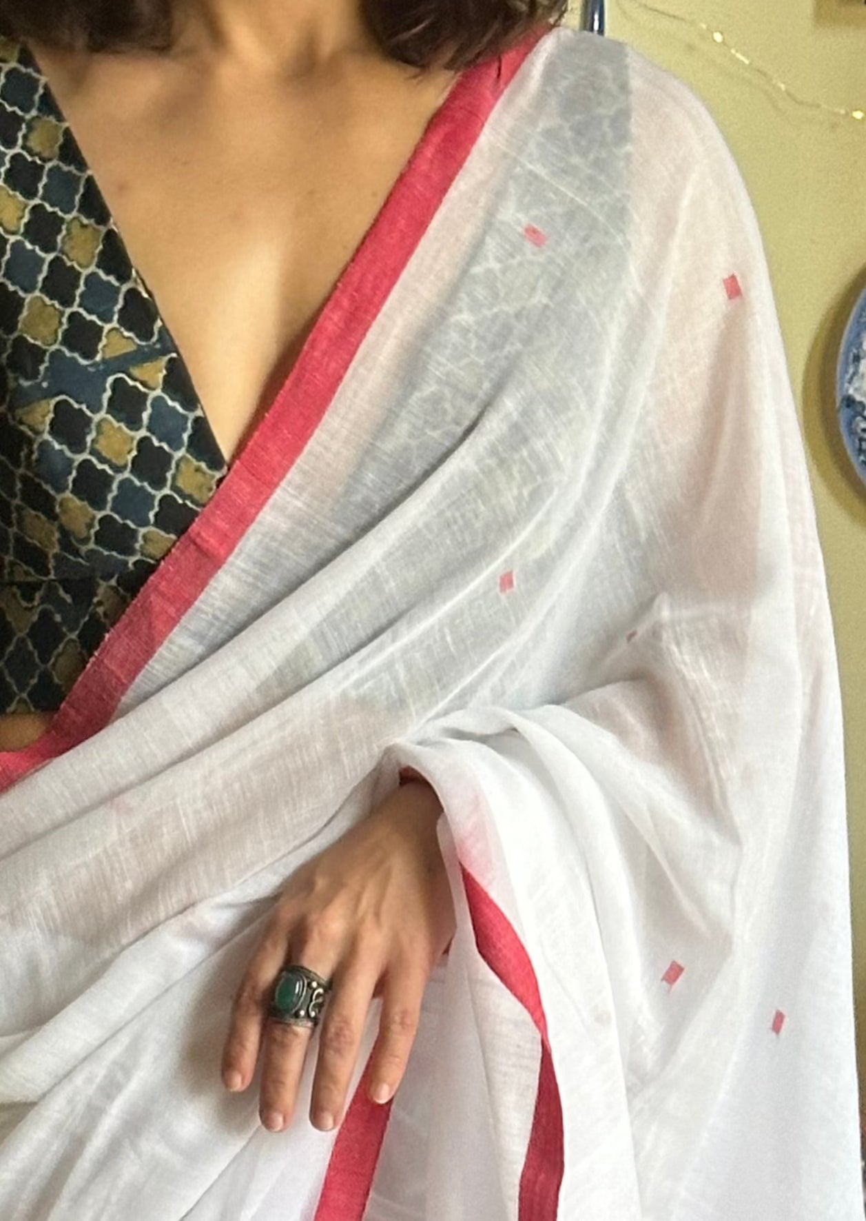 Pure Cotton Jamdani - Raahini