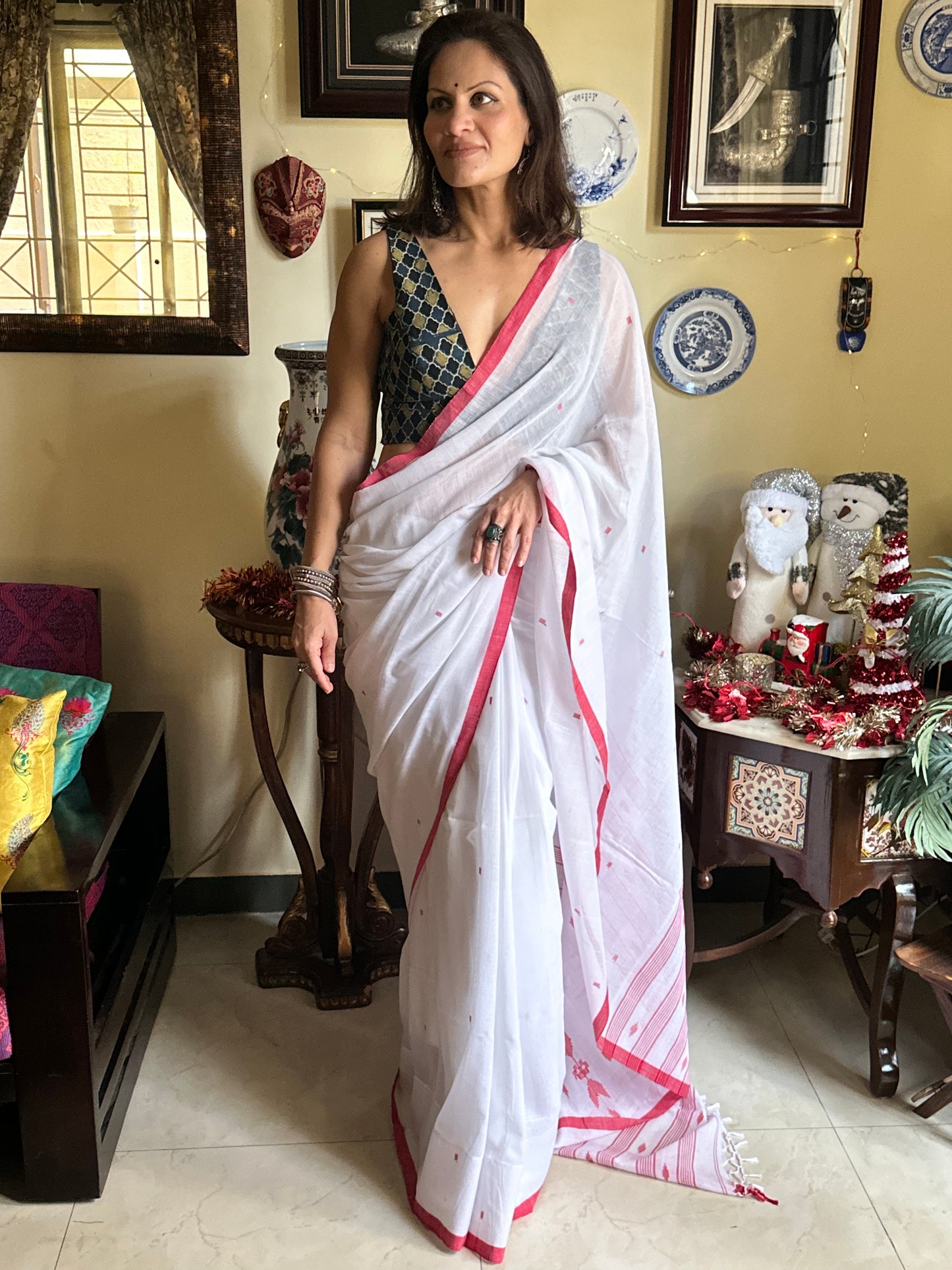 Pure Cotton Jamdani - Raahini