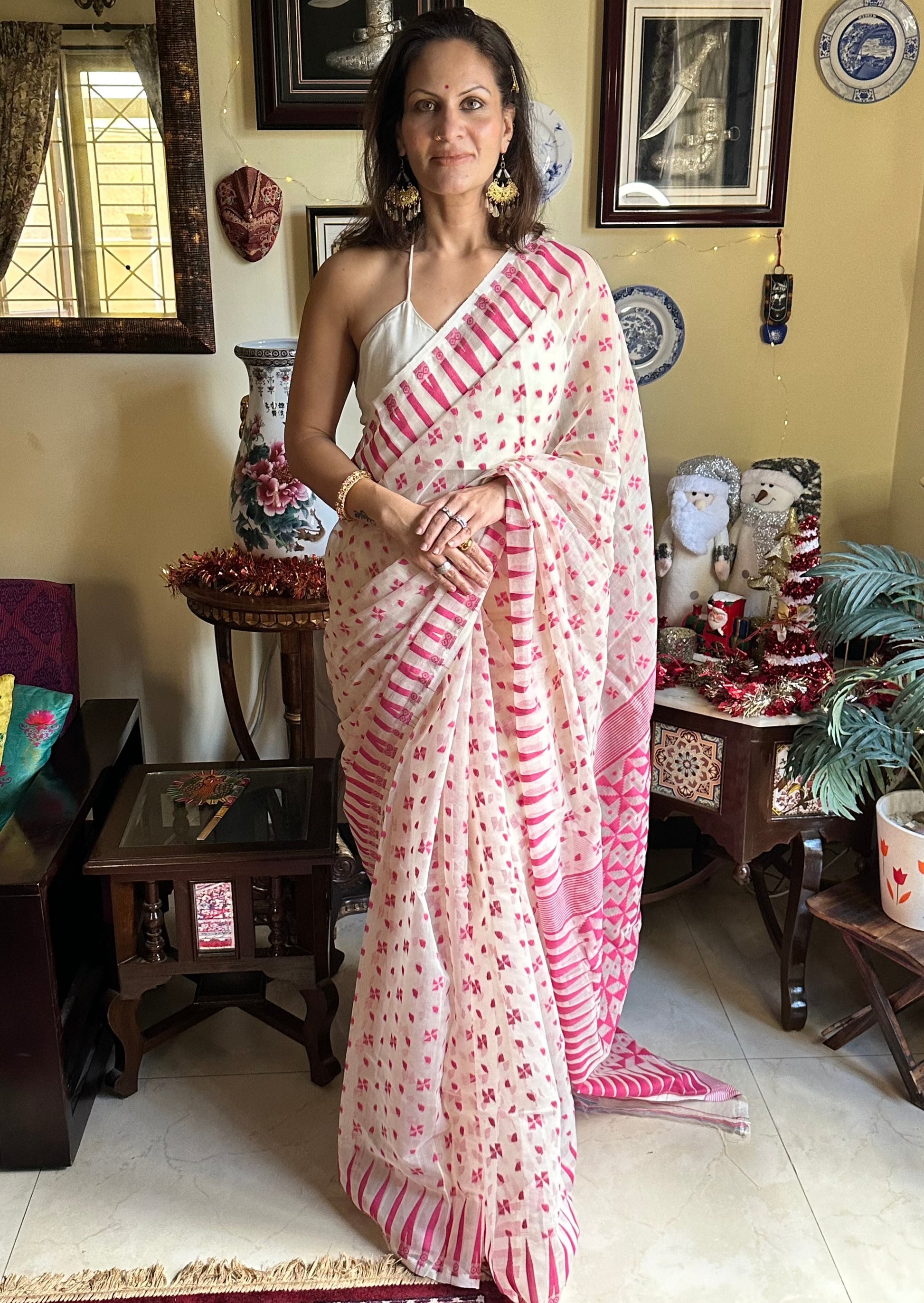 Cotton Silk Jamdani - Raahini