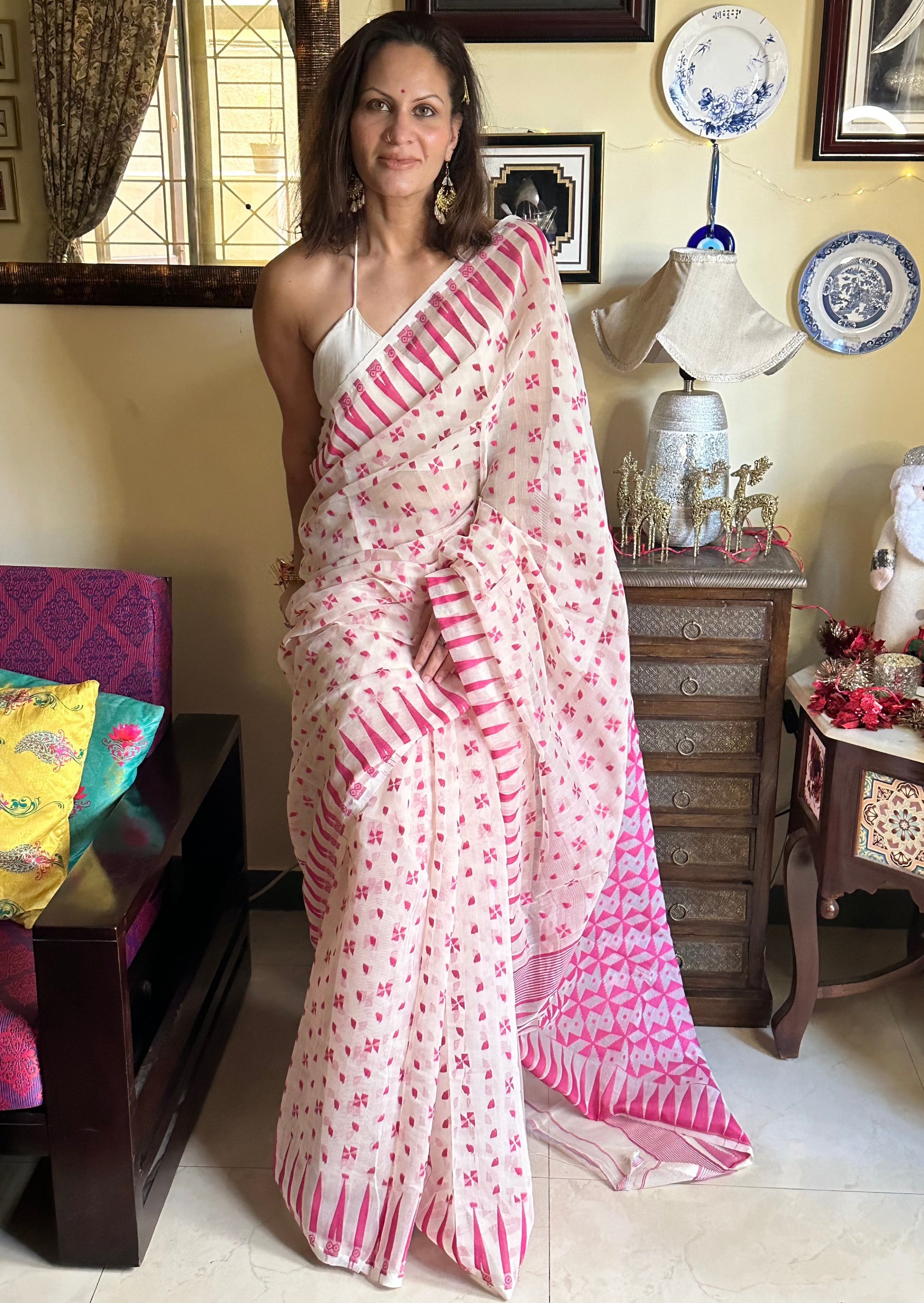 Cotton Silk Jamdani - Raahini