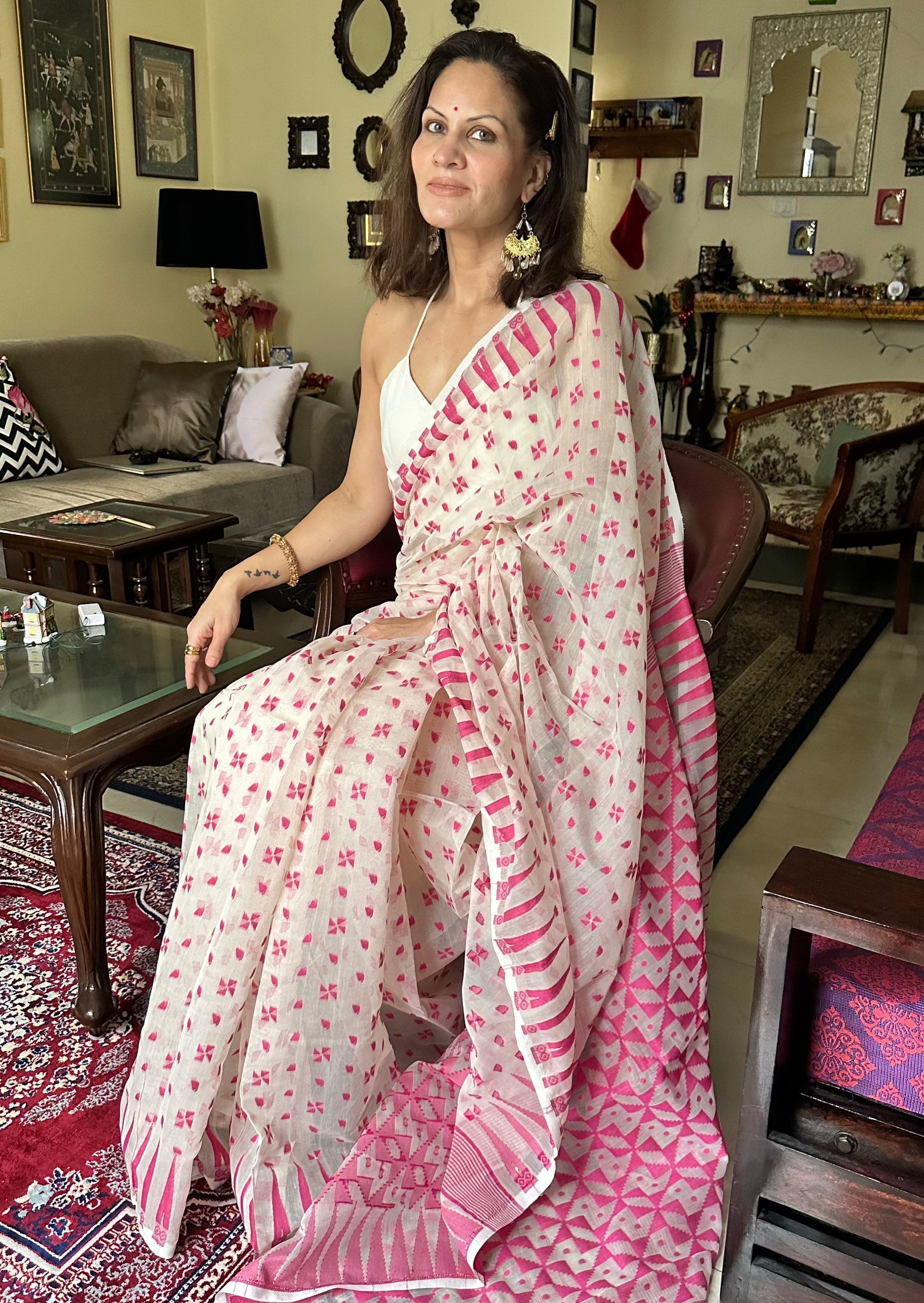 Cotton Silk Jamdani - Raahini