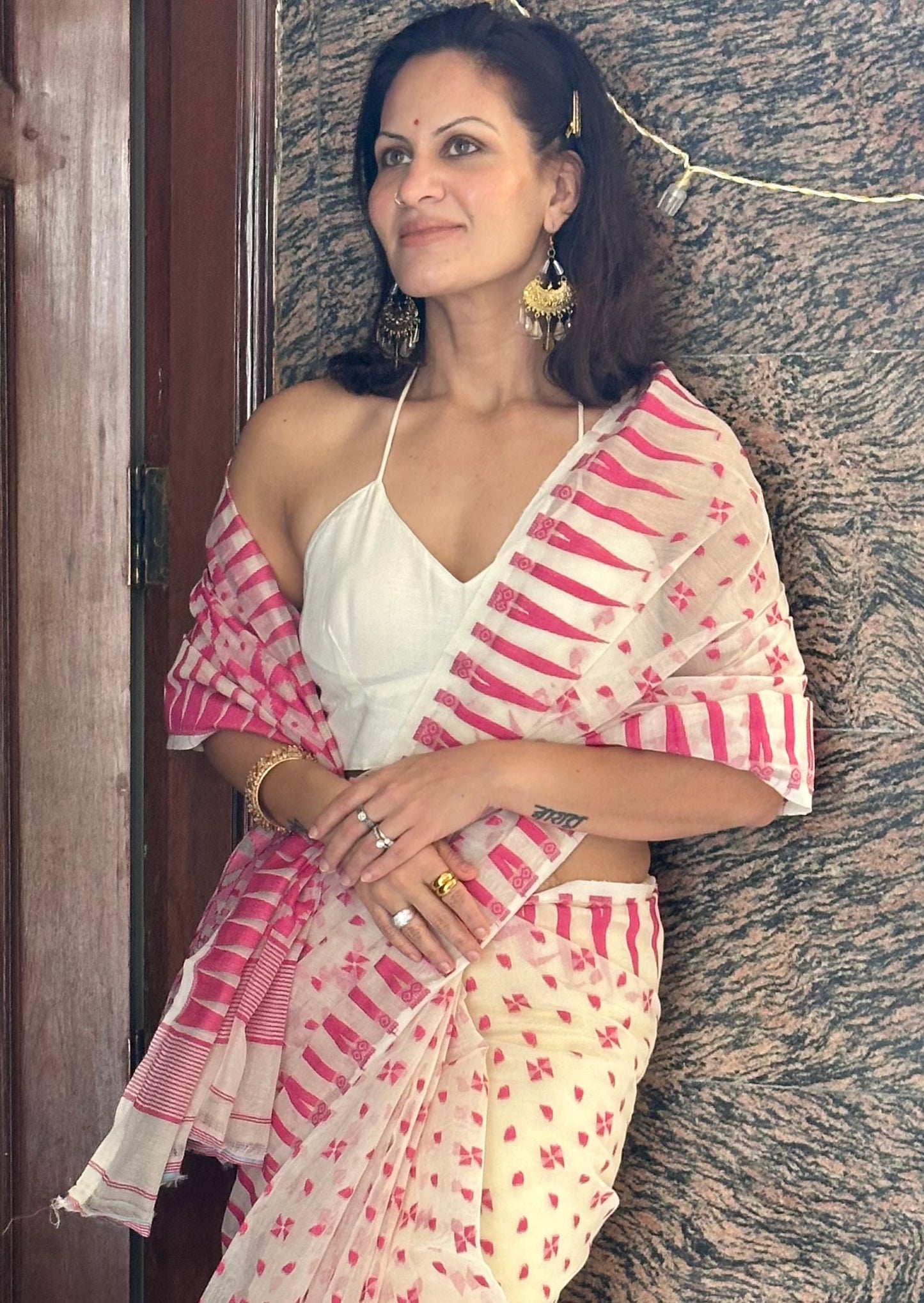 Cotton Silk Jamdani - Raahini