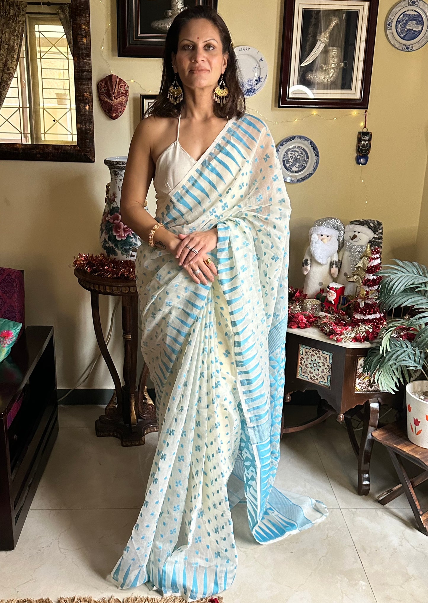 Cotton Silk Jamdani - Raahini