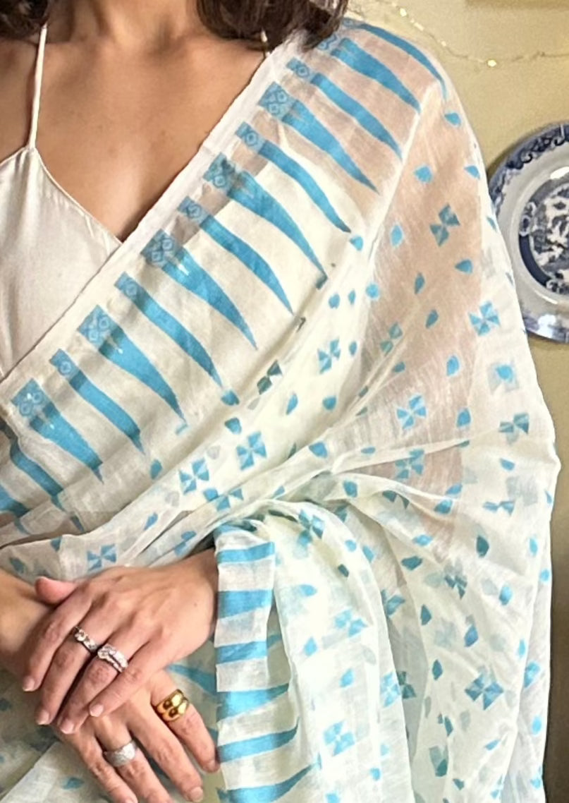 Cotton Silk Jamdani - Raahini