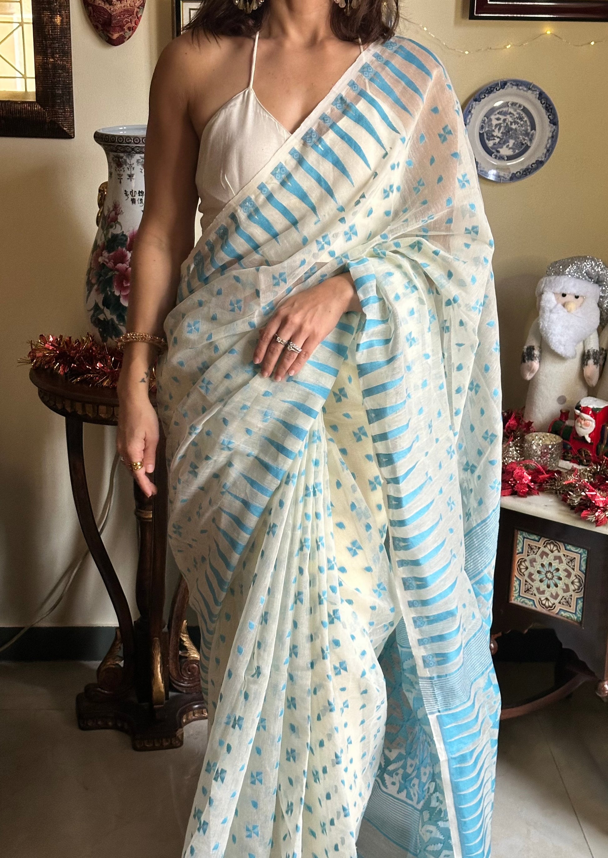 Cotton Silk Jamdani - Raahini