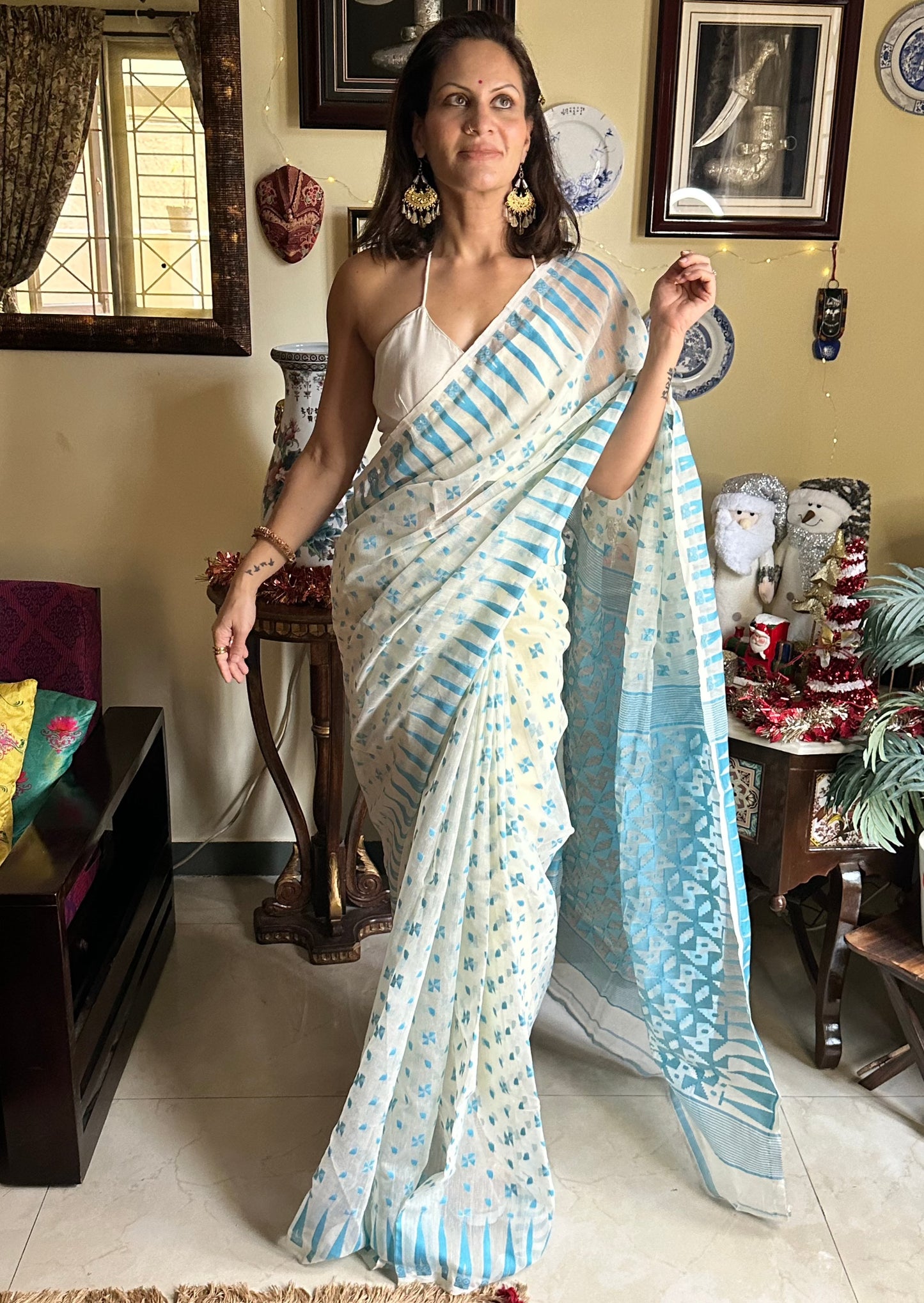 Cotton Silk Jamdani - Raahini