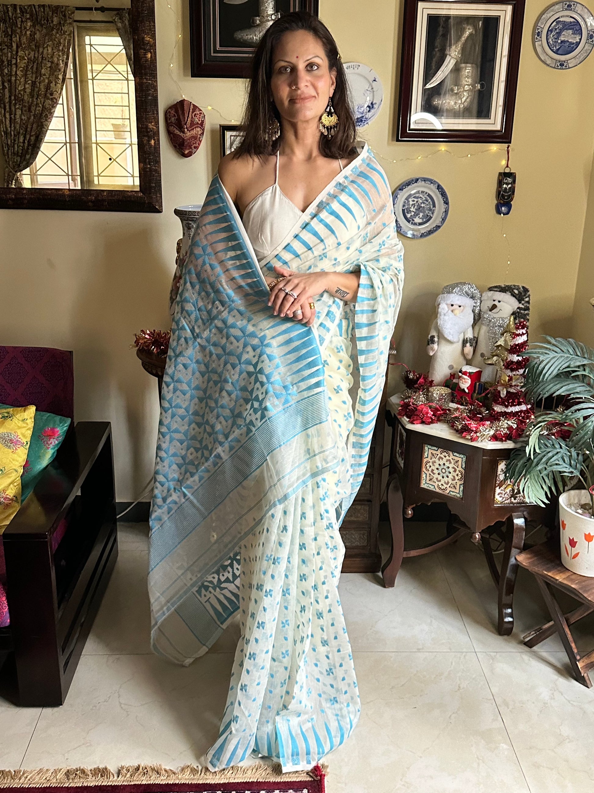 Cotton Silk Jamdani - Raahini