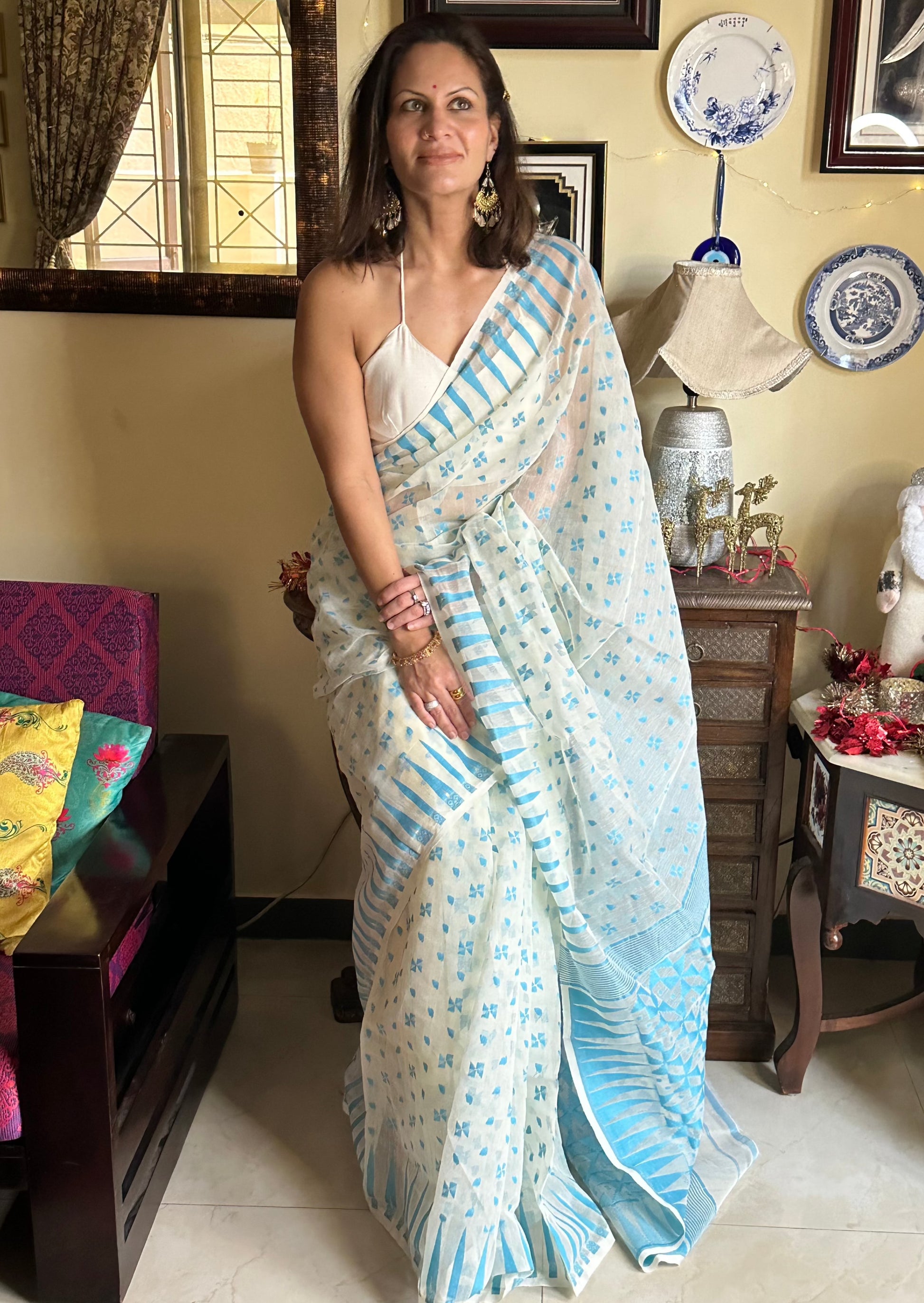 Cotton Silk Jamdani - Raahini