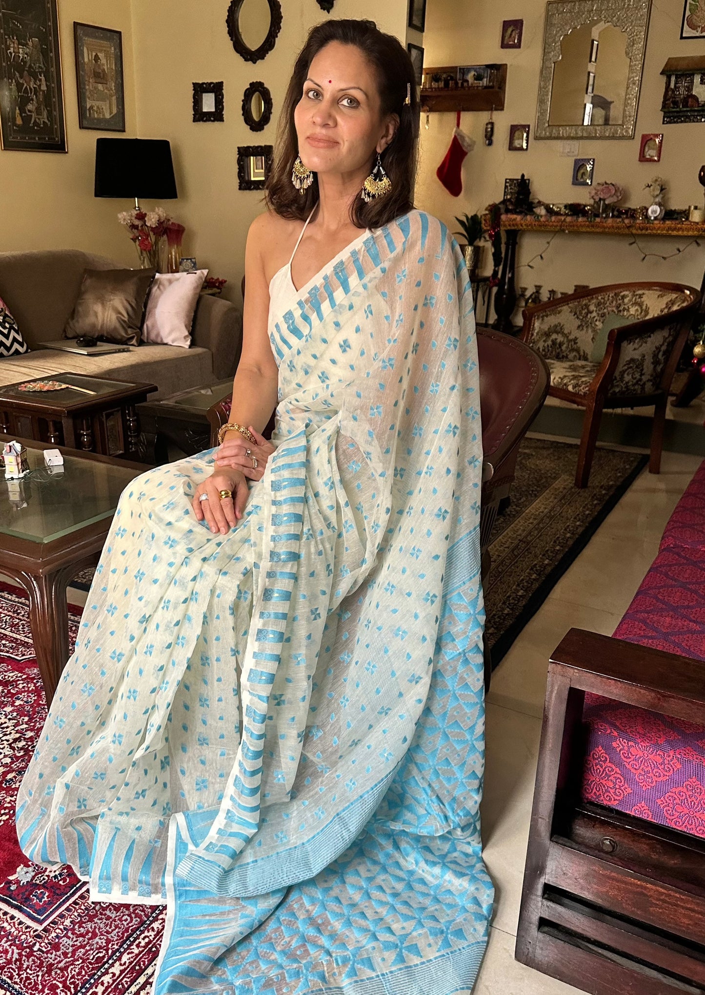 Cotton Silk Jamdani - Raahini