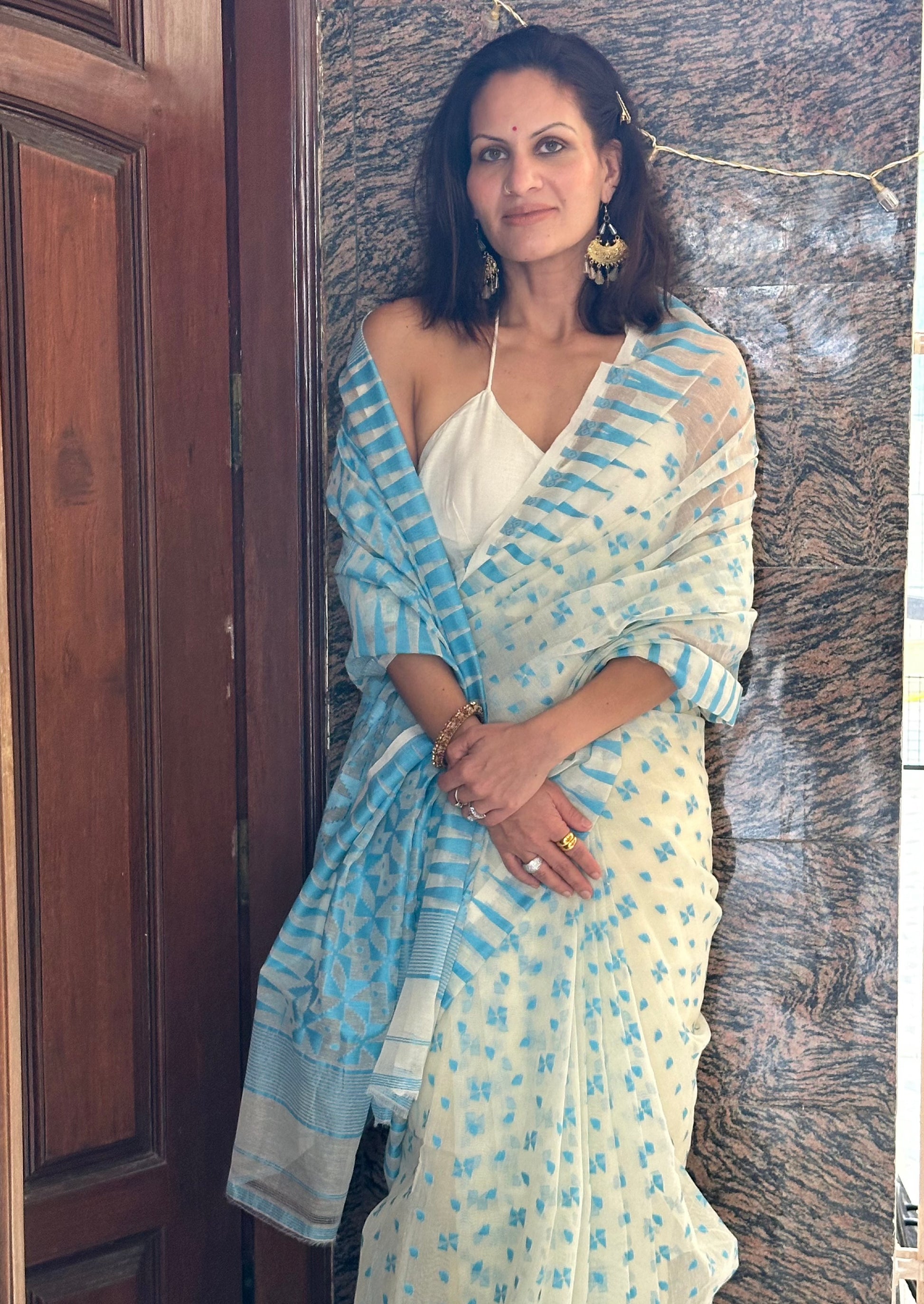 Cotton Silk Jamdani - Raahini