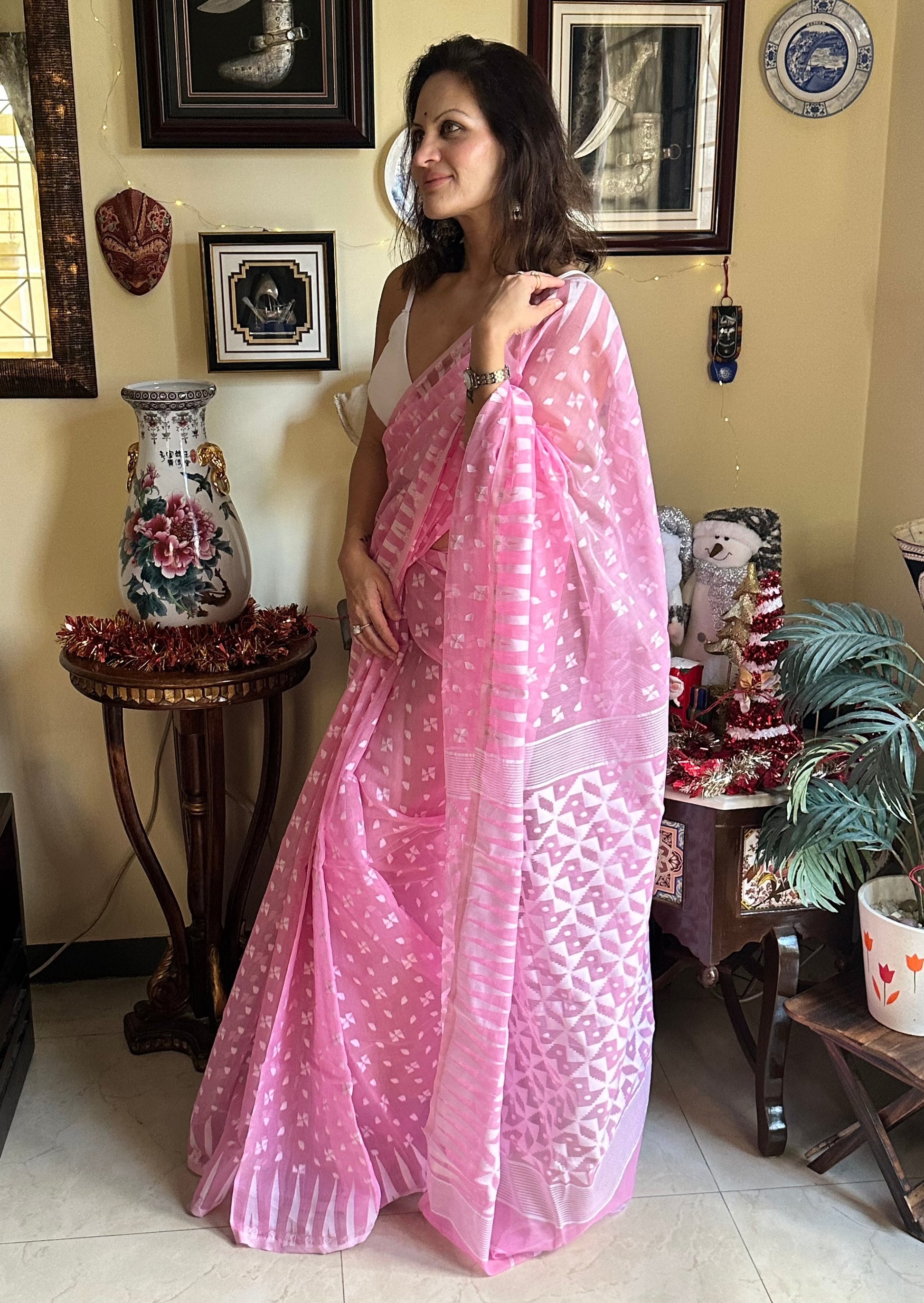 Cotton Silk Jamdani - Raahini