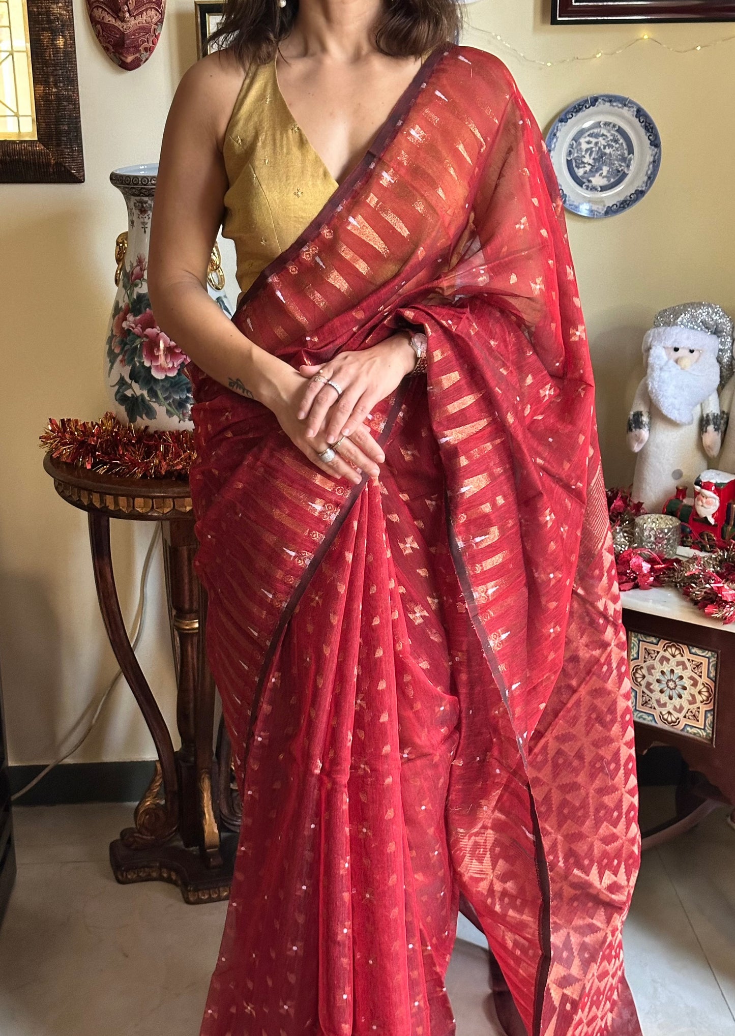 Cotton Silk Jamdani - Raahini