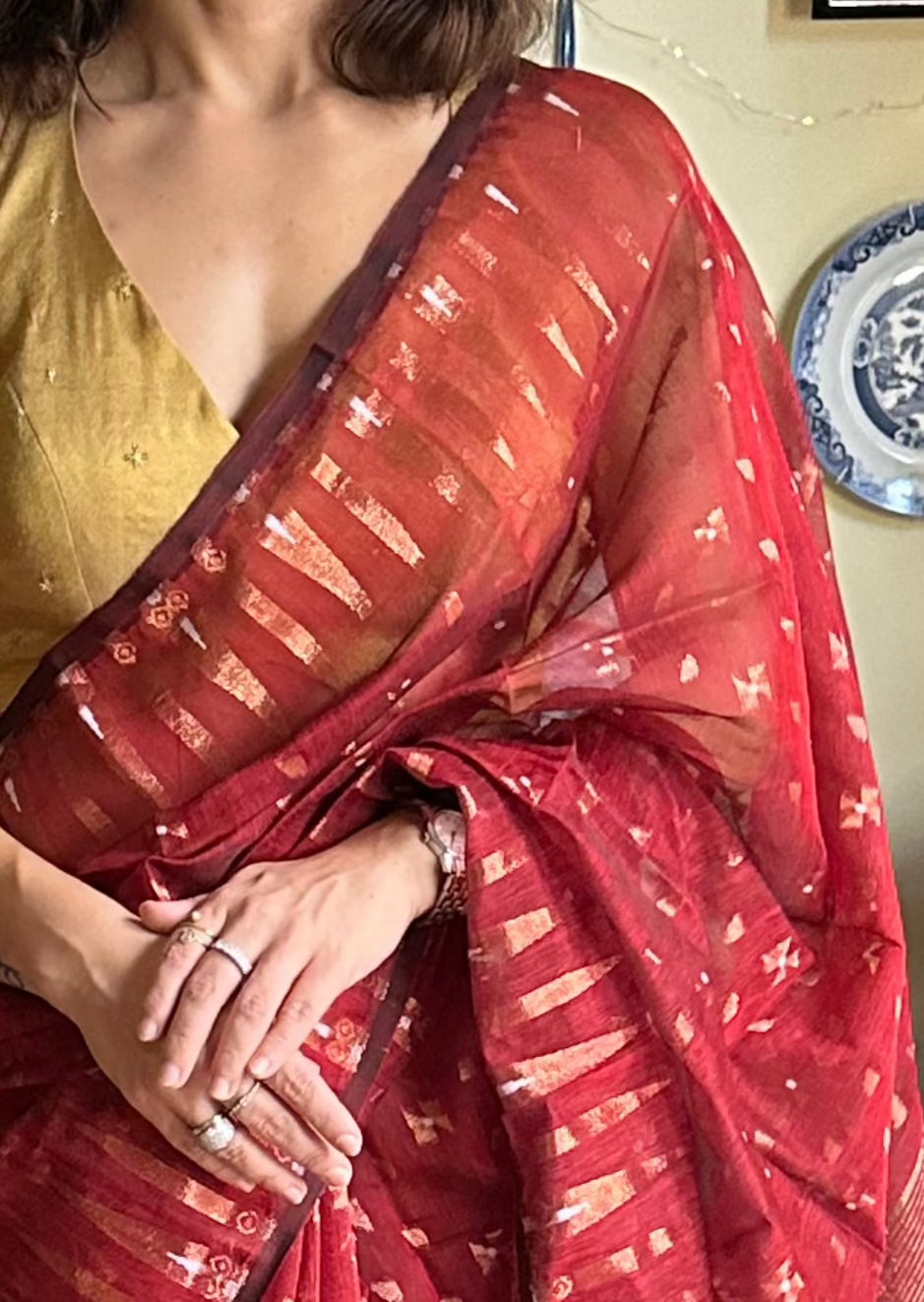 Cotton Silk Jamdani - Raahini