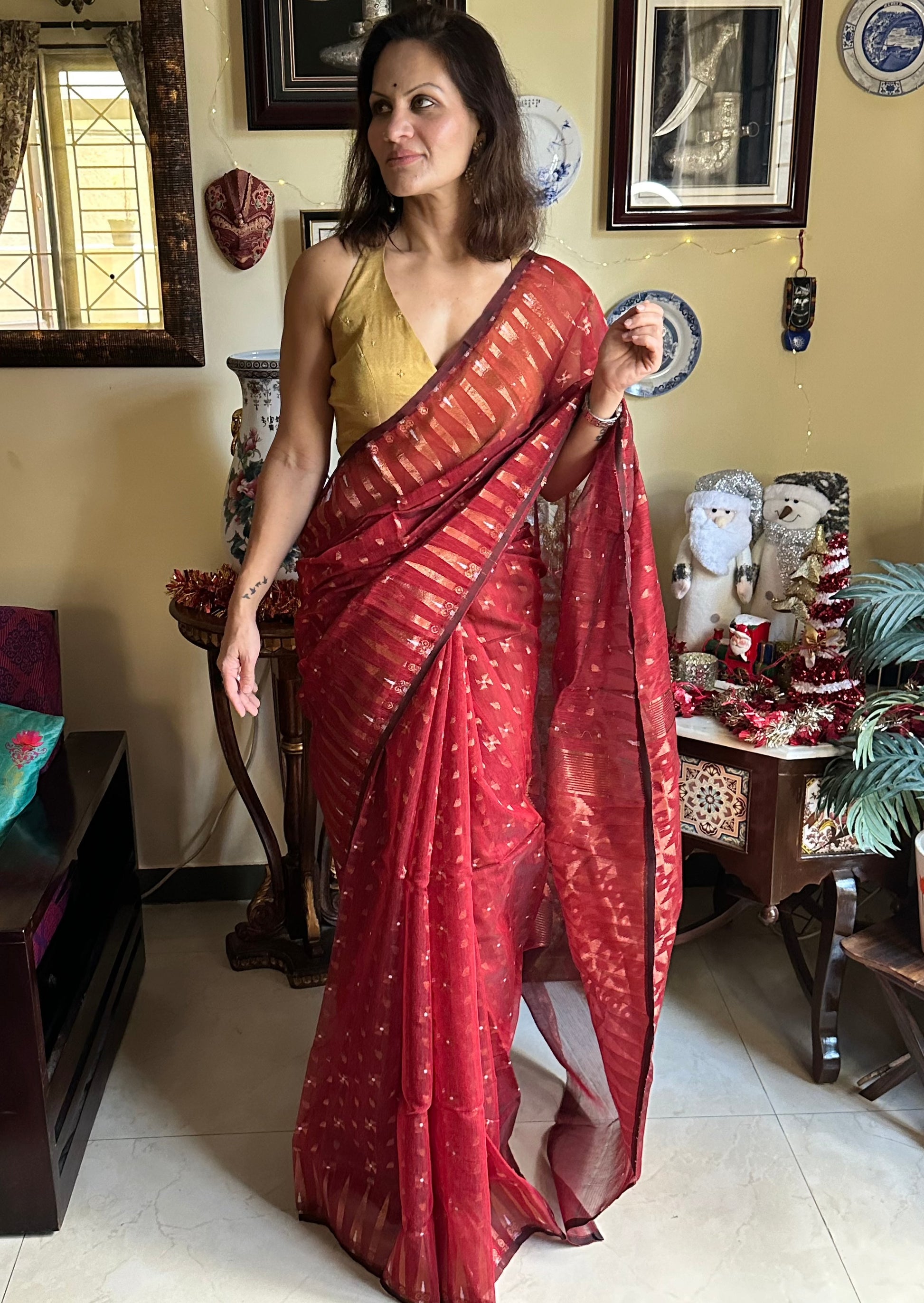 Cotton Silk Jamdani - Raahini