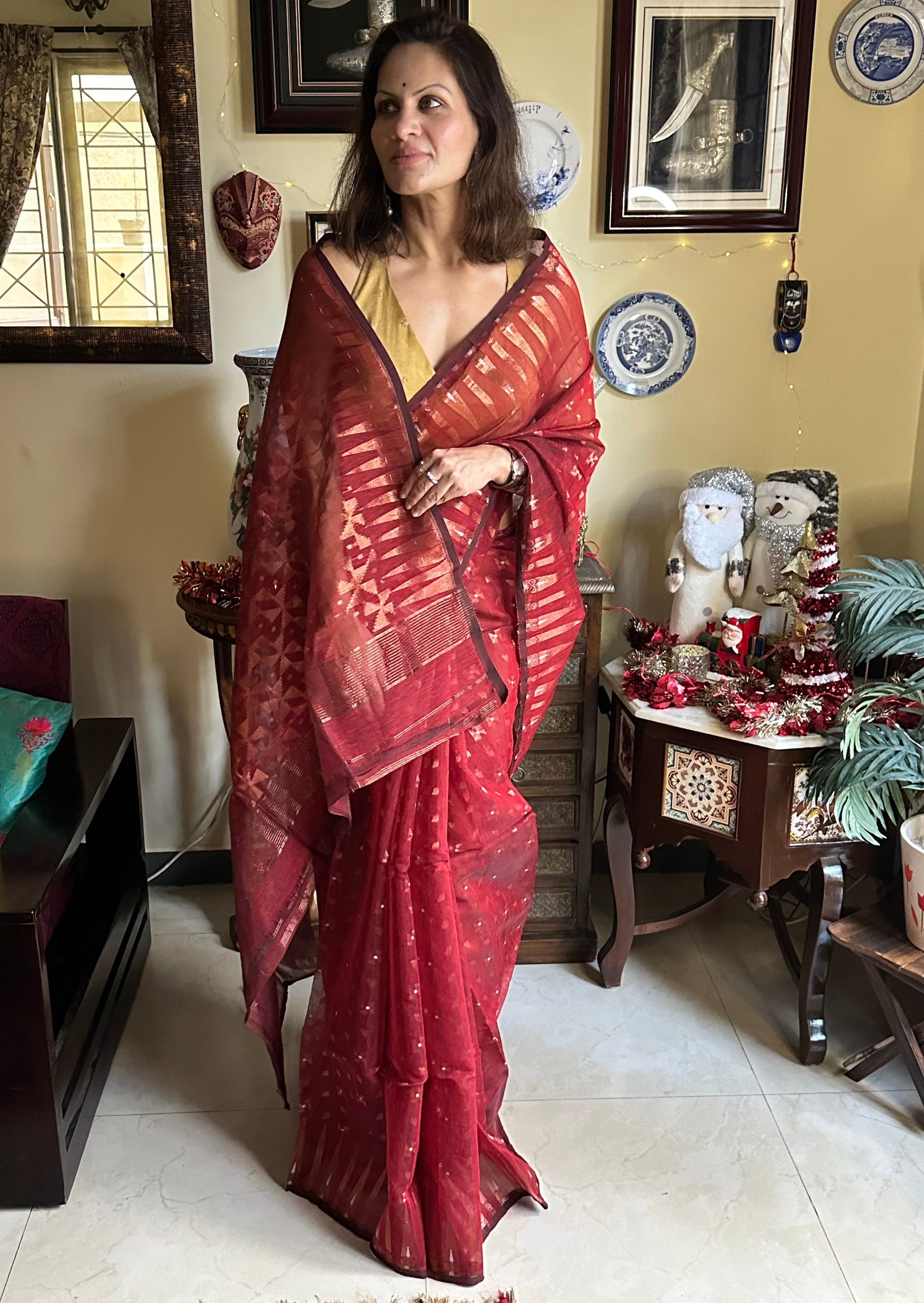 Cotton Silk Jamdani - Raahini