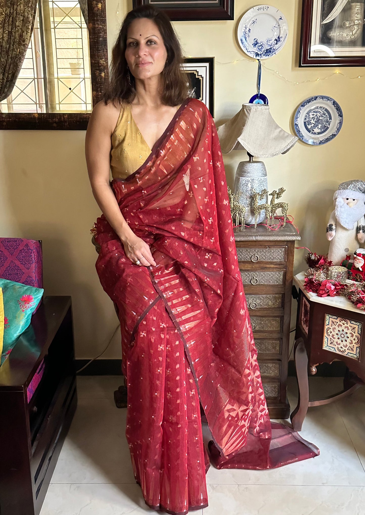 Cotton Silk Jamdani - Raahini