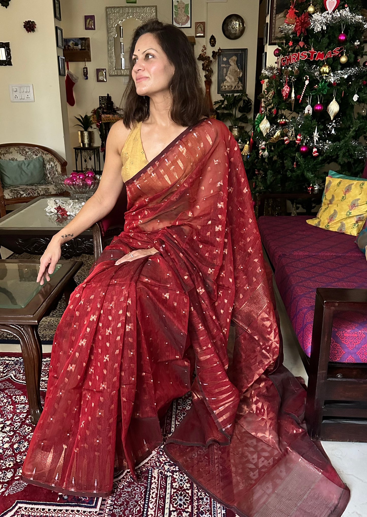 Cotton Silk Jamdani - Raahini