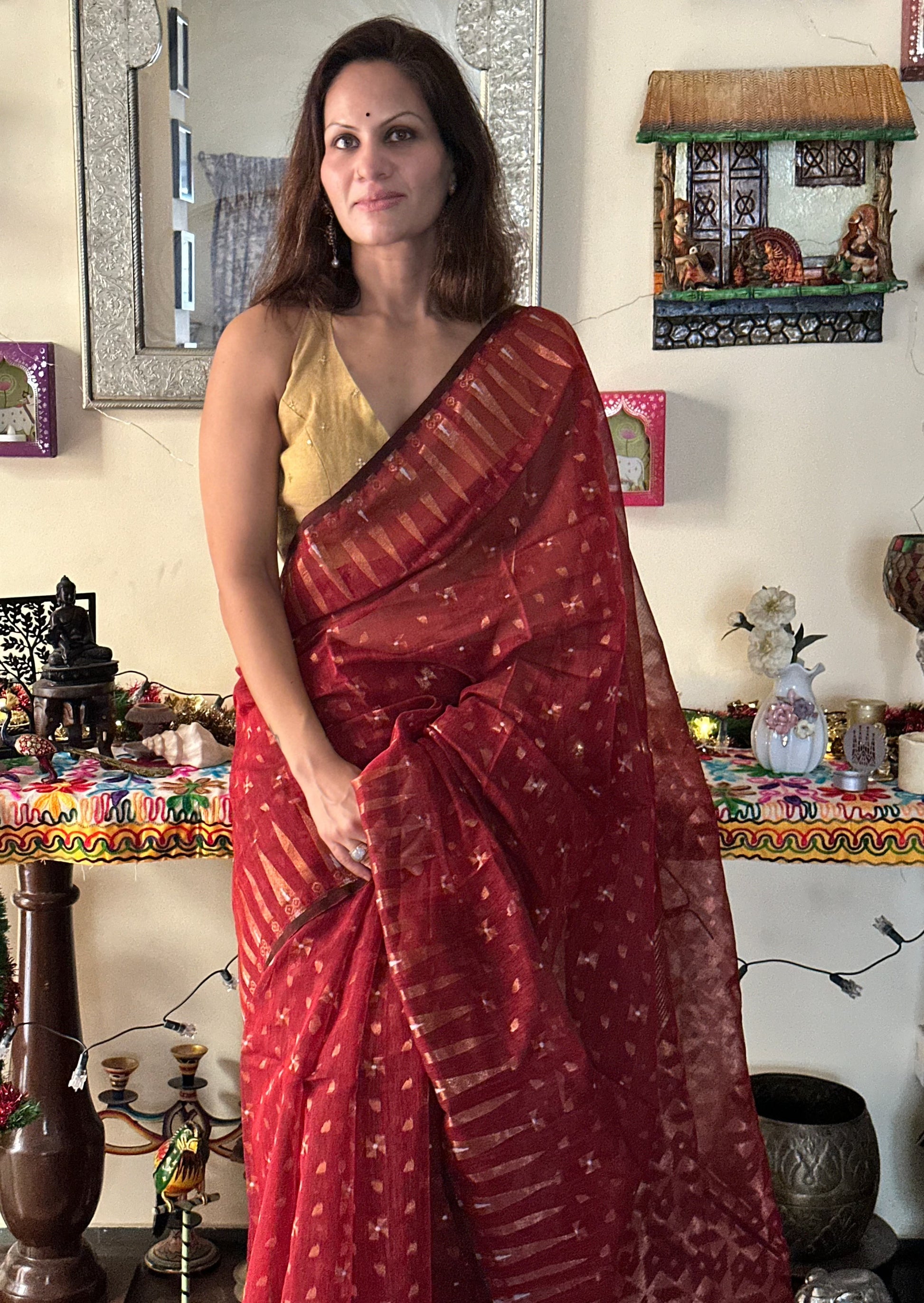 Cotton Silk Jamdani - Raahini