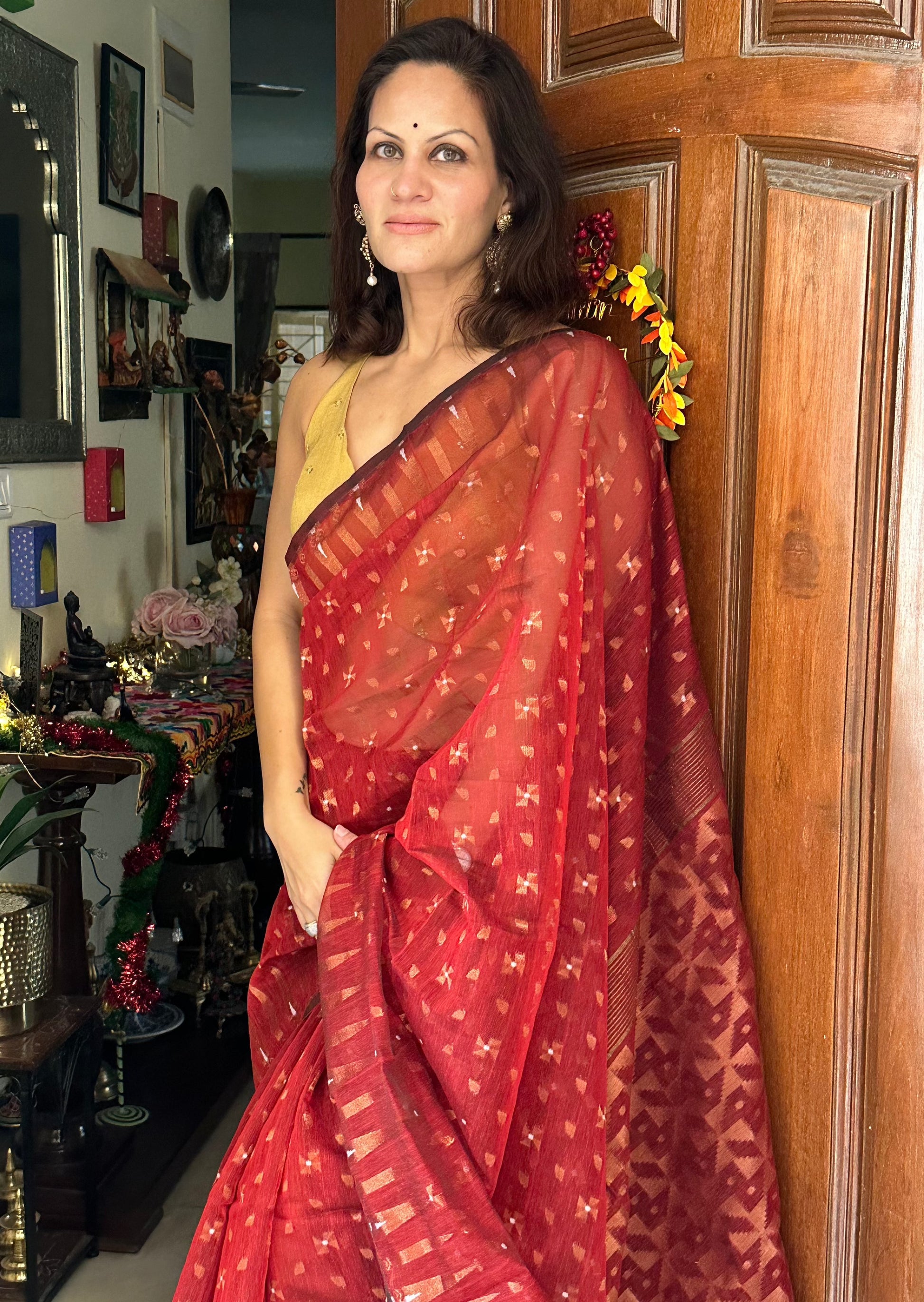 Cotton Silk Jamdani - Raahini