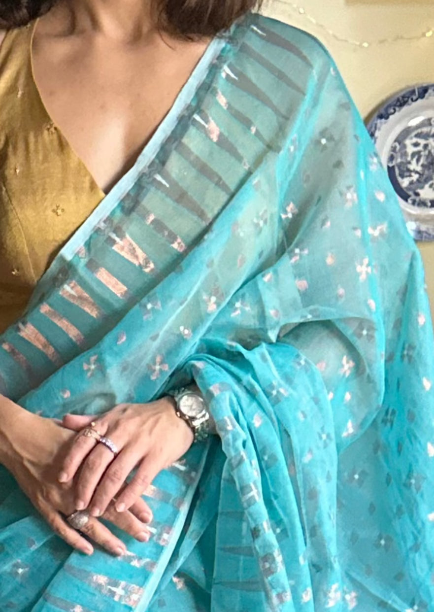 Cotton Silk Jamdani - Raahini