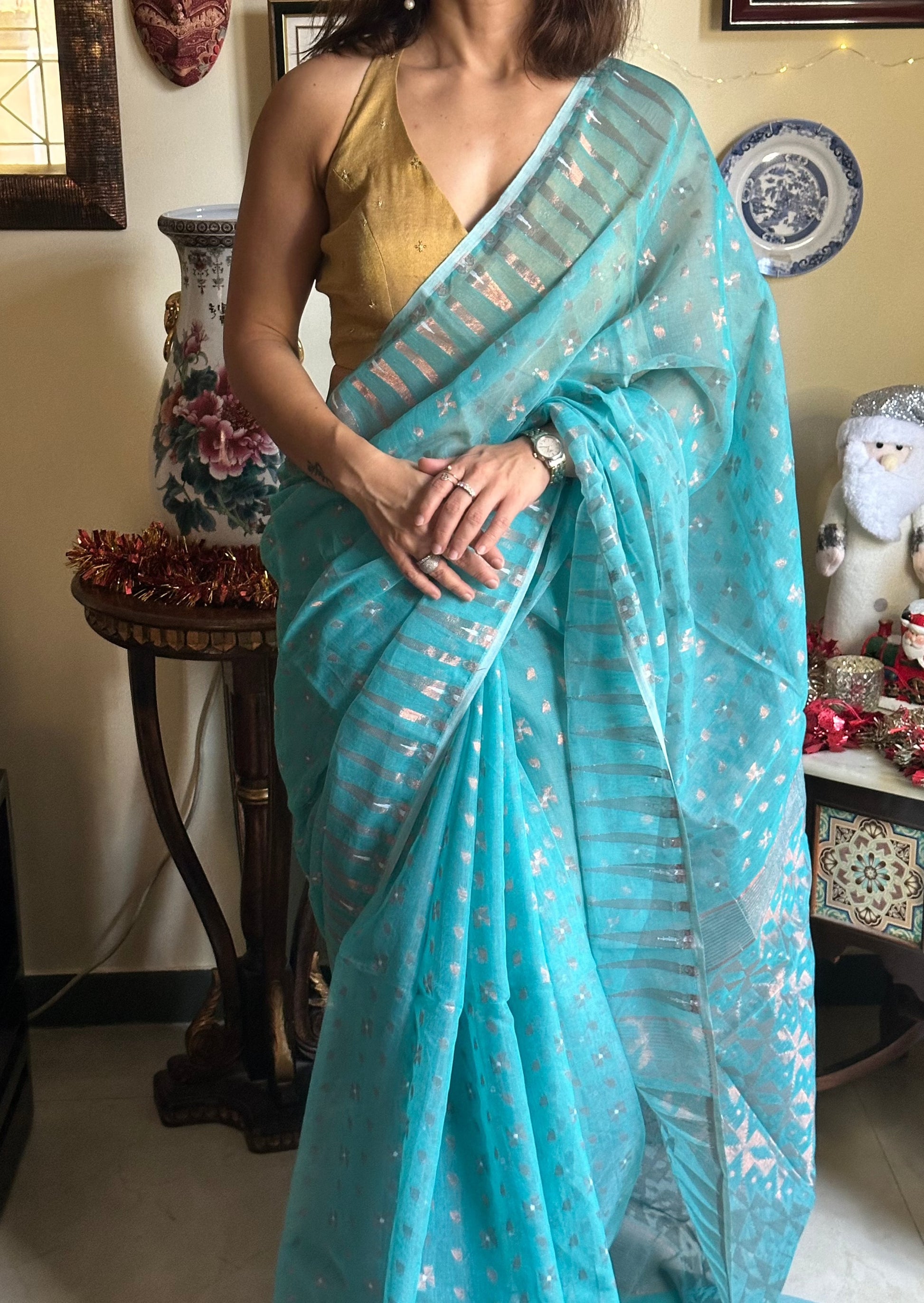 Cotton Silk Jamdani - Raahini