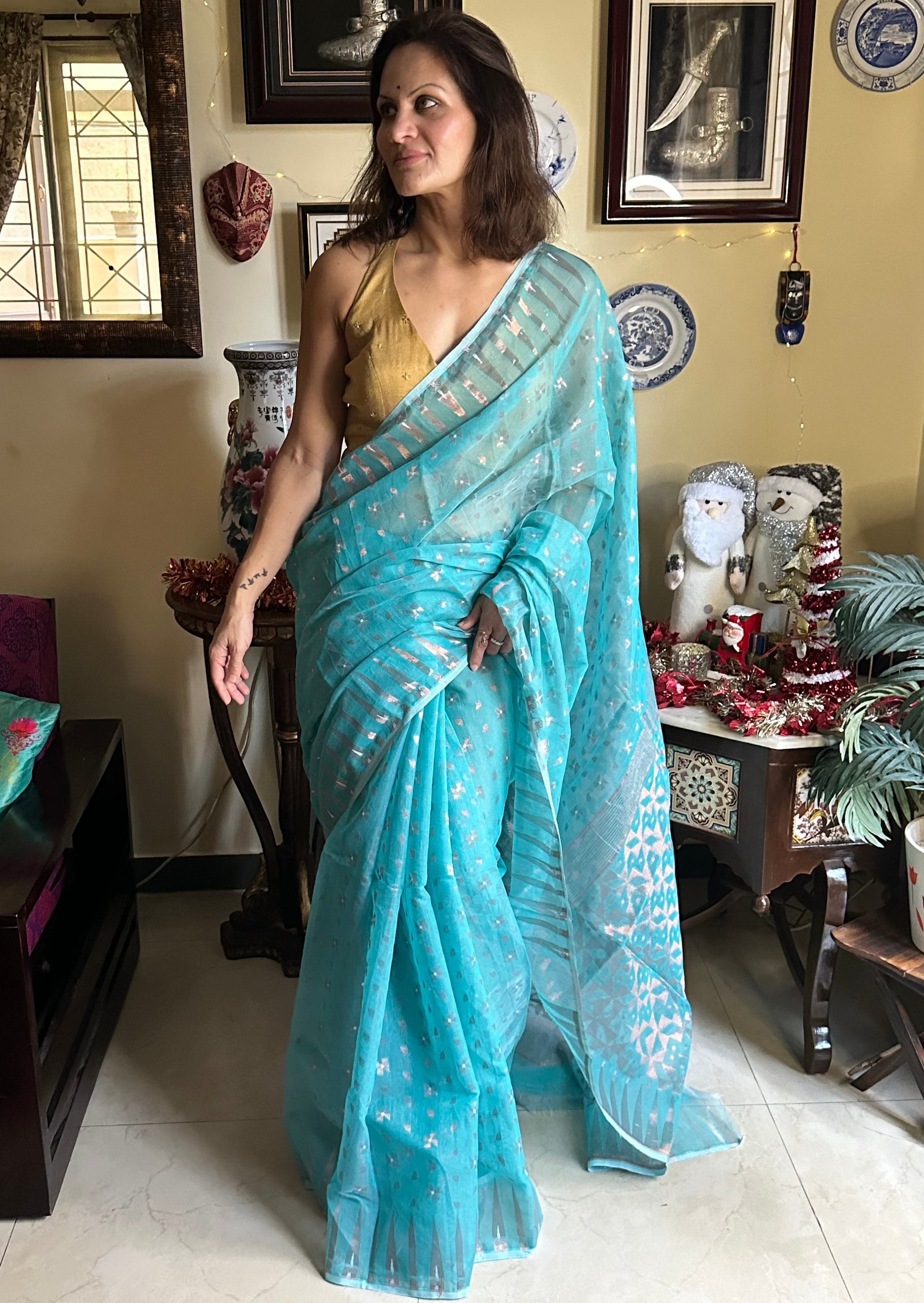 Cotton Silk Jamdani - Raahini