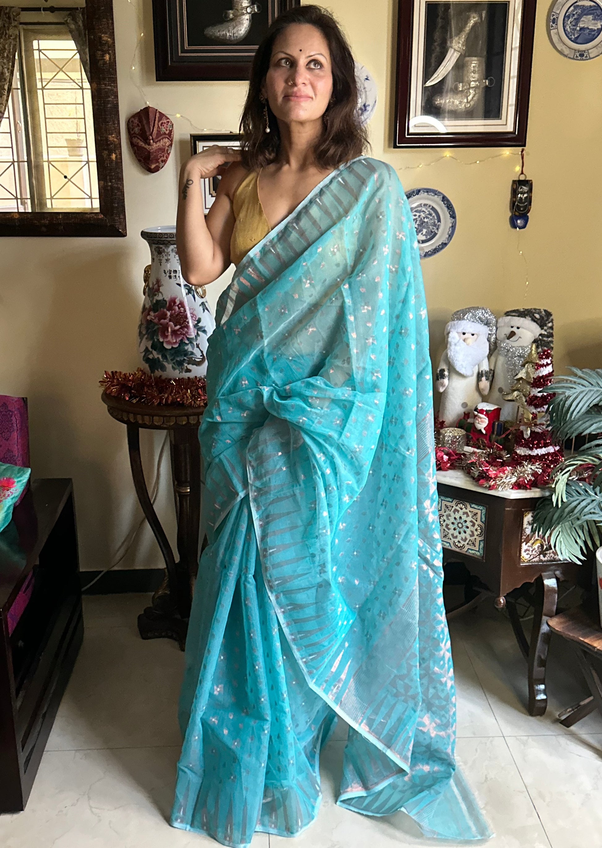 Cotton Silk Jamdani - Raahini