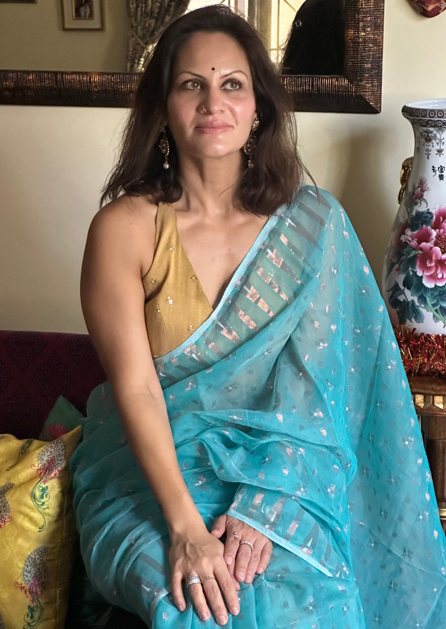 Cotton Silk Jamdani - Raahini