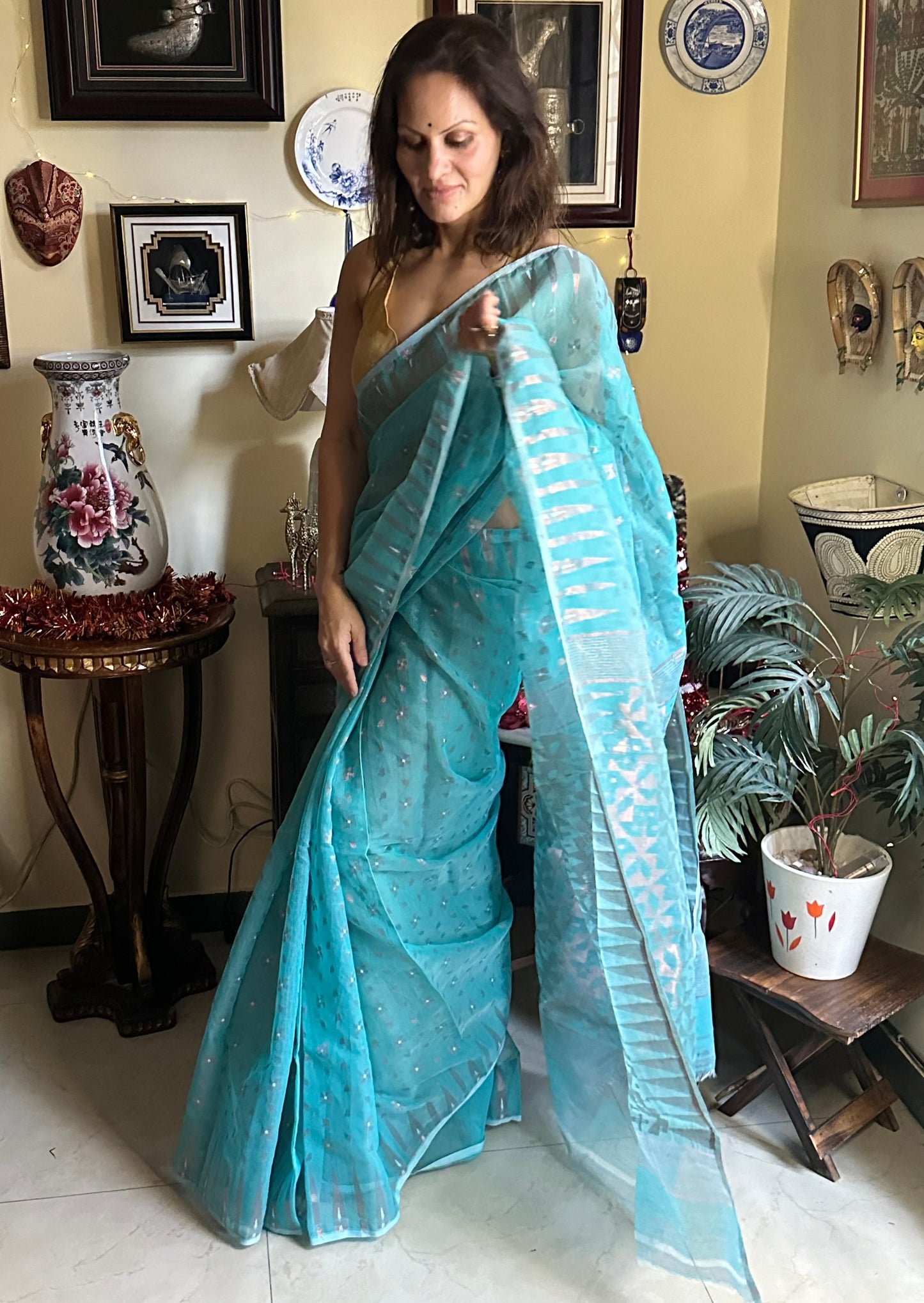 Cotton Silk Jamdani - Raahini