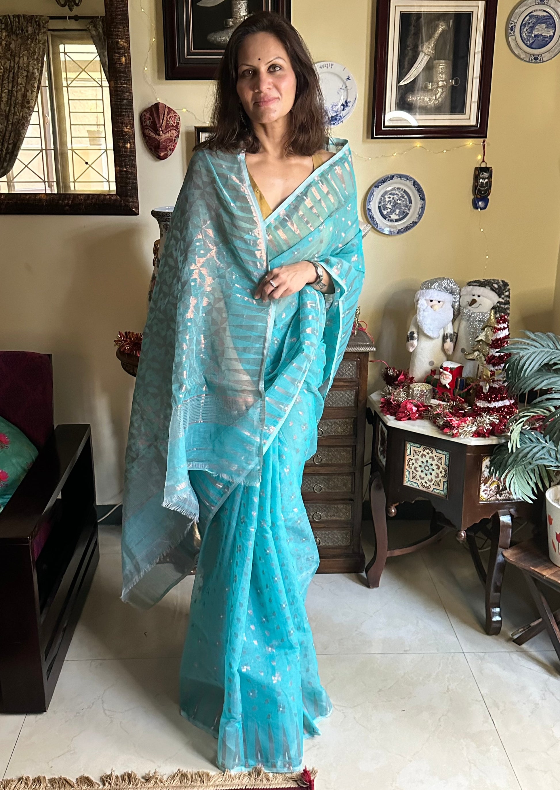 Cotton Silk Jamdani - Raahini