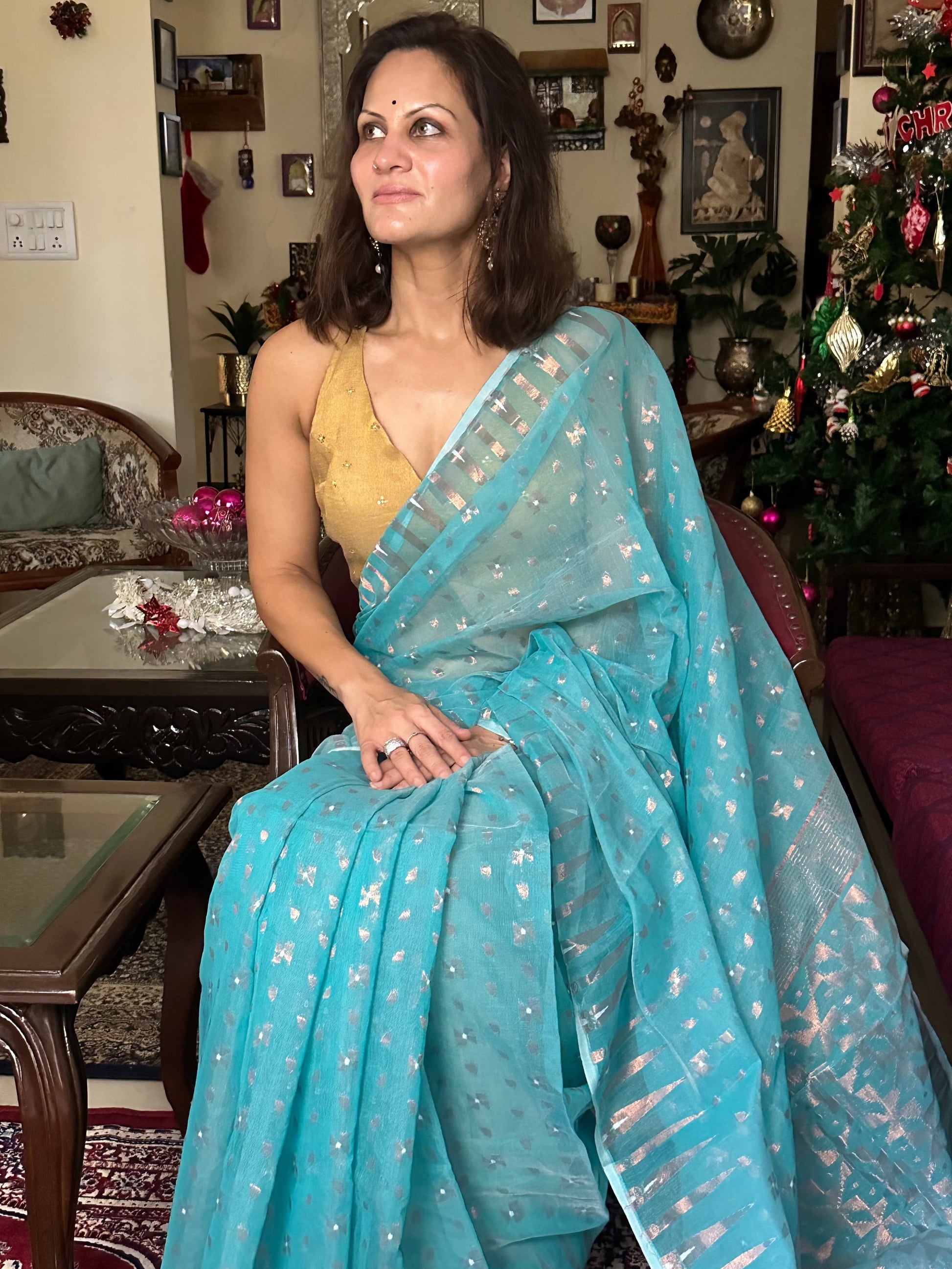 Cotton Silk Jamdani - Raahini