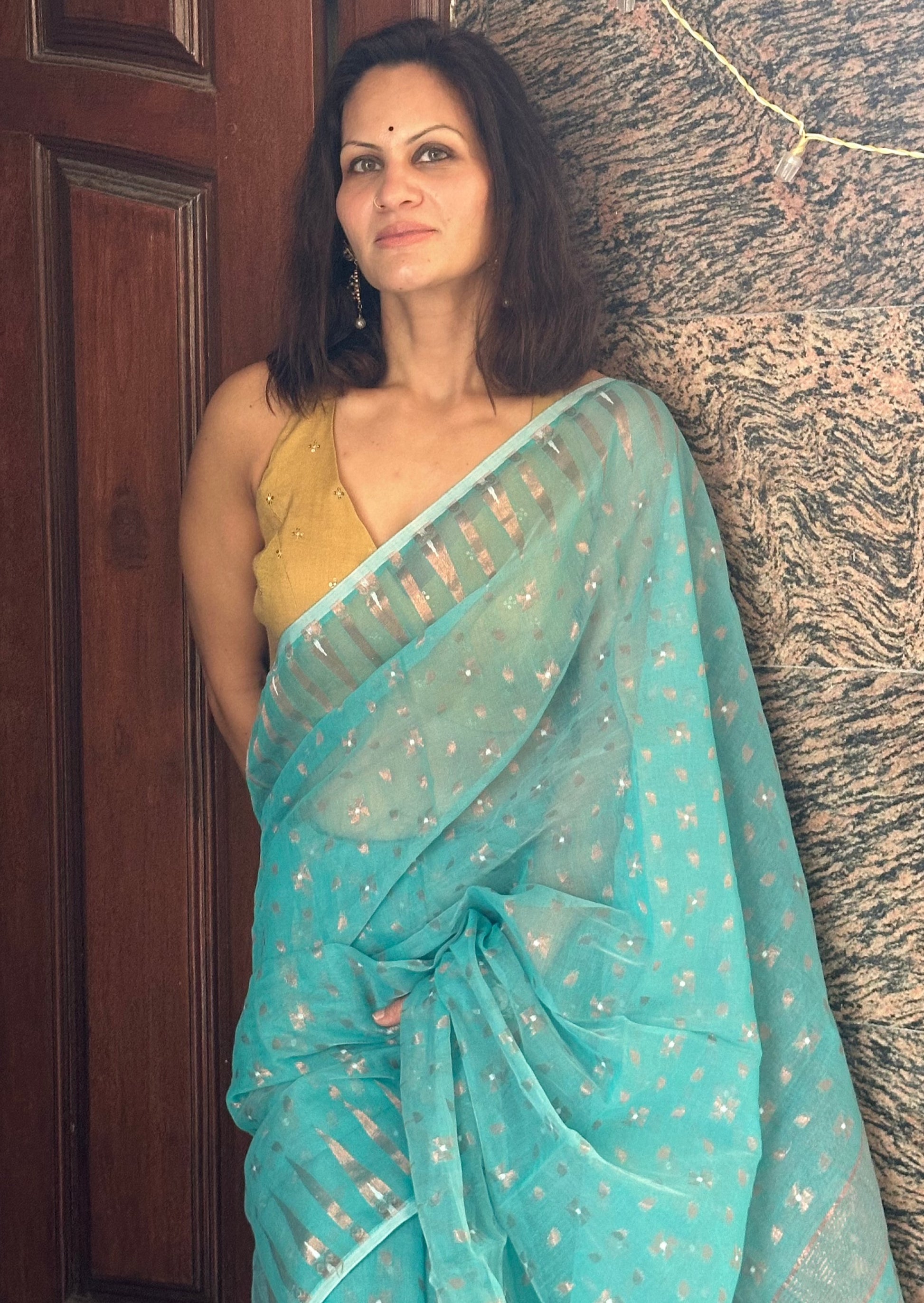 Cotton Silk Jamdani - Raahini