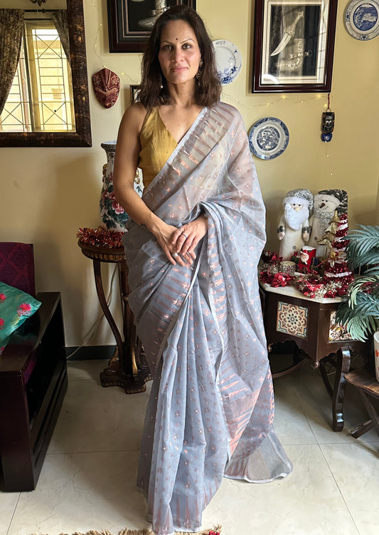 Cotton Silk Jamdani - Raahini