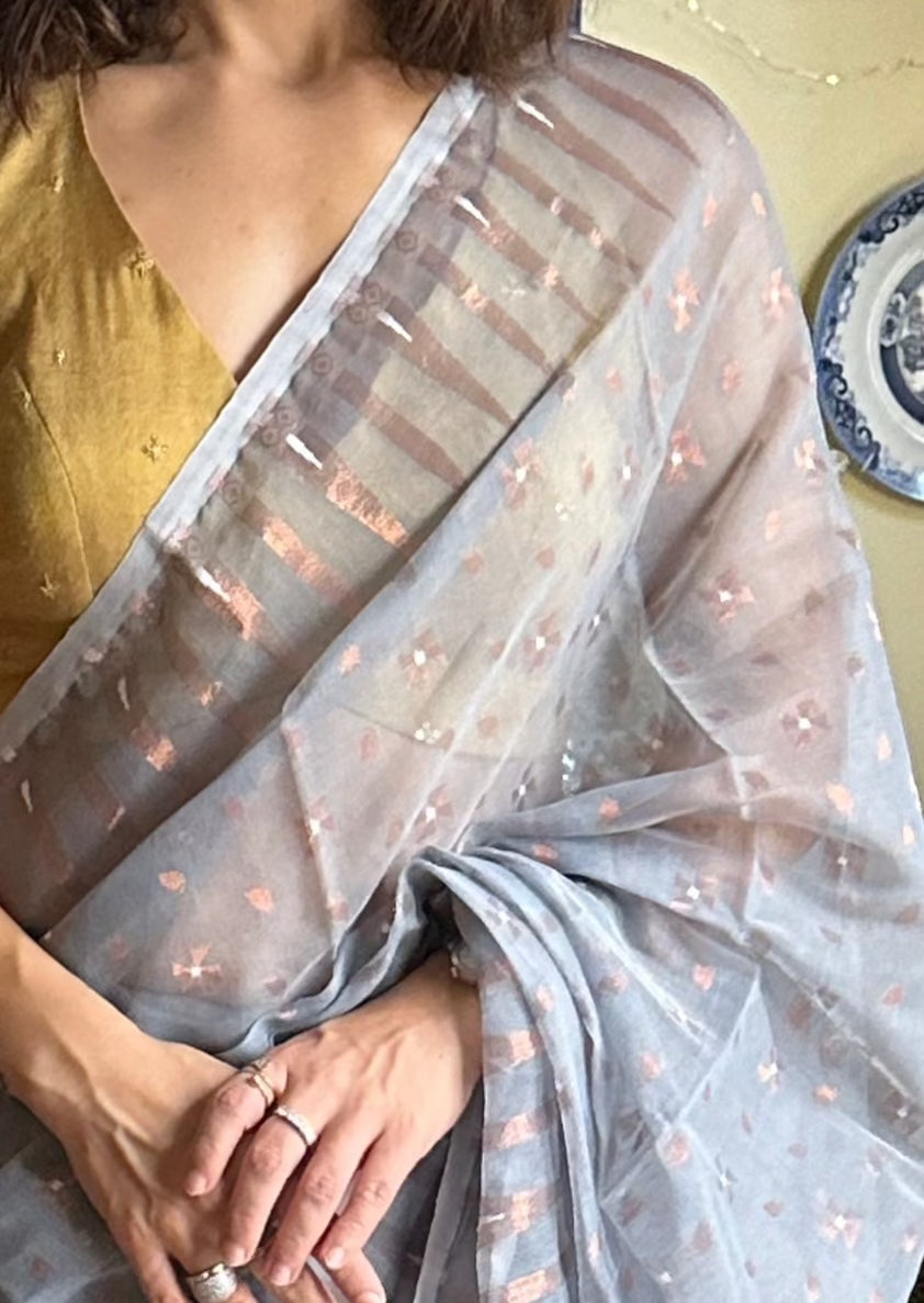 Cotton Silk Jamdani - Raahini