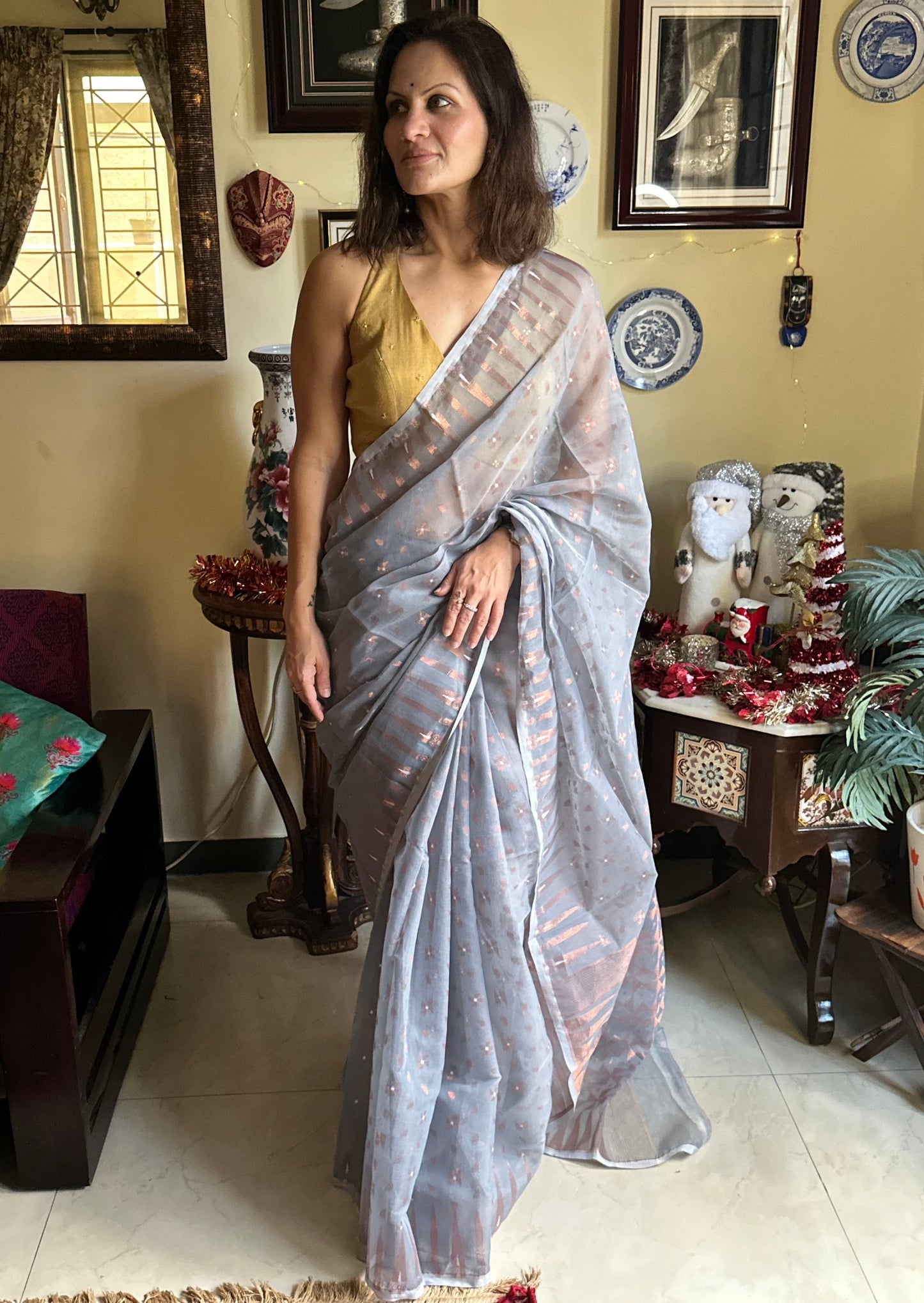 Cotton Silk Jamdani - Raahini