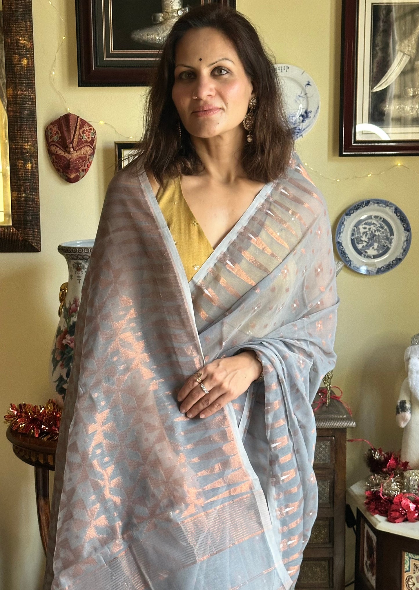 Cotton Silk Jamdani - Raahini