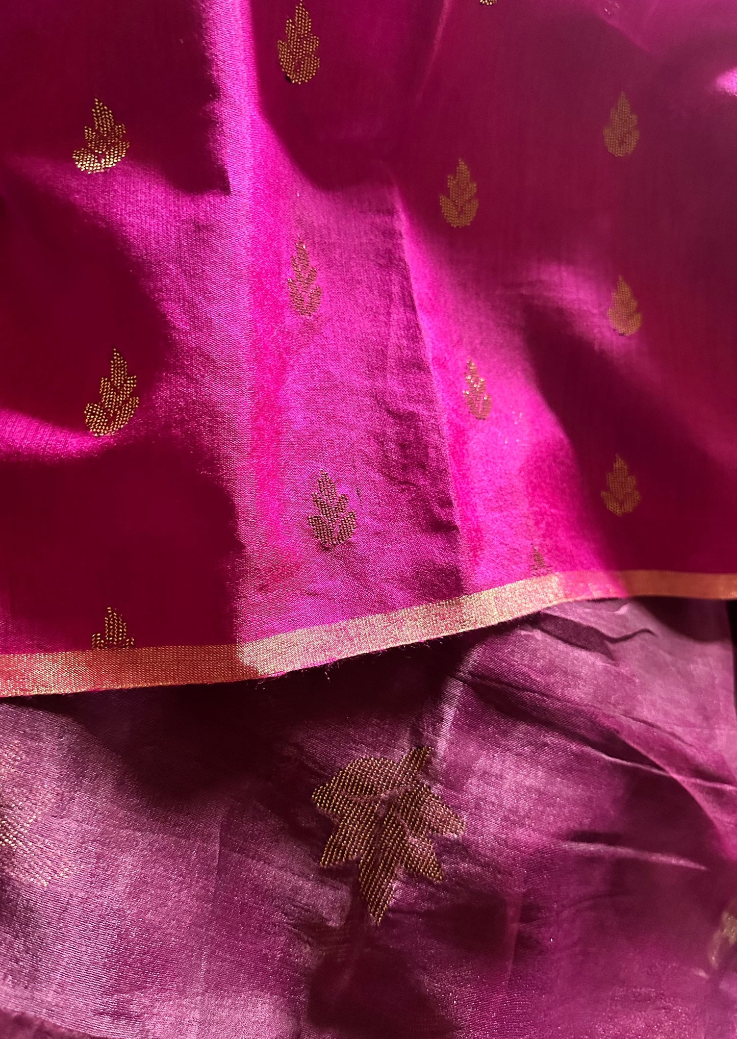 Pure Muslin Silk Handloom Jamdani Sari - Raahini