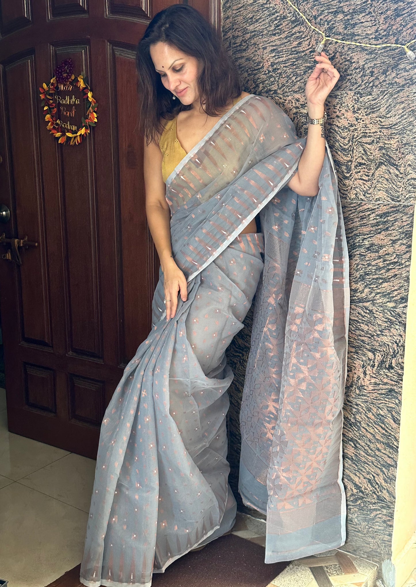 Cotton Silk Jamdani - Raahini