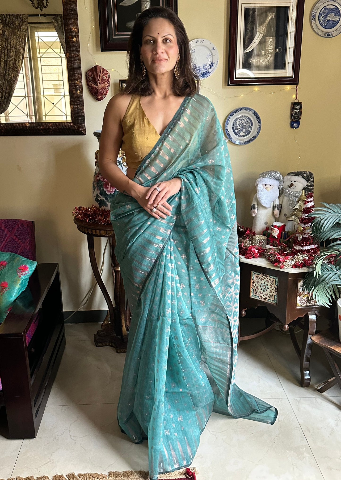 Cotton Silk Jamdani - Raahini