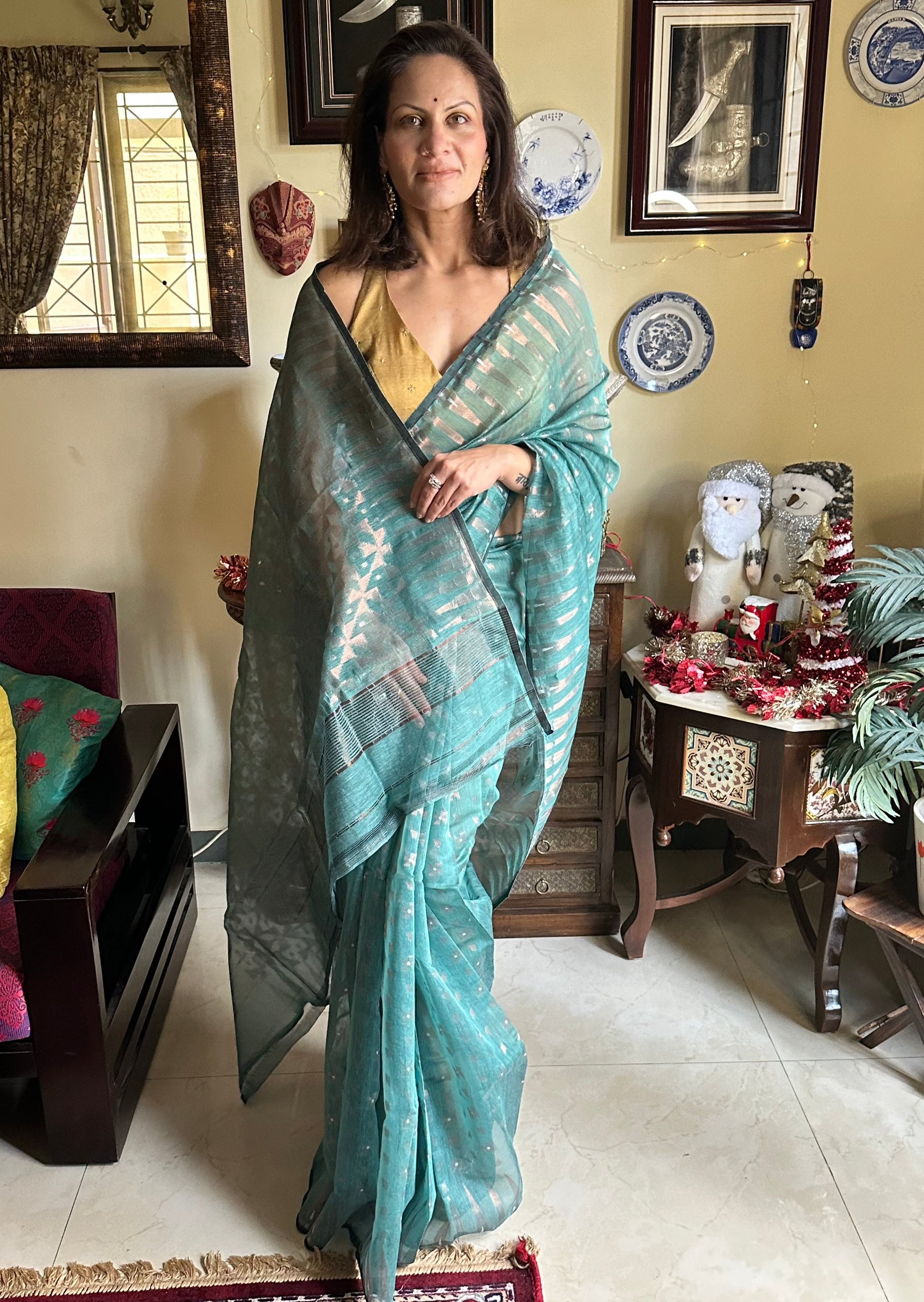 Cotton Silk Jamdani - Raahini