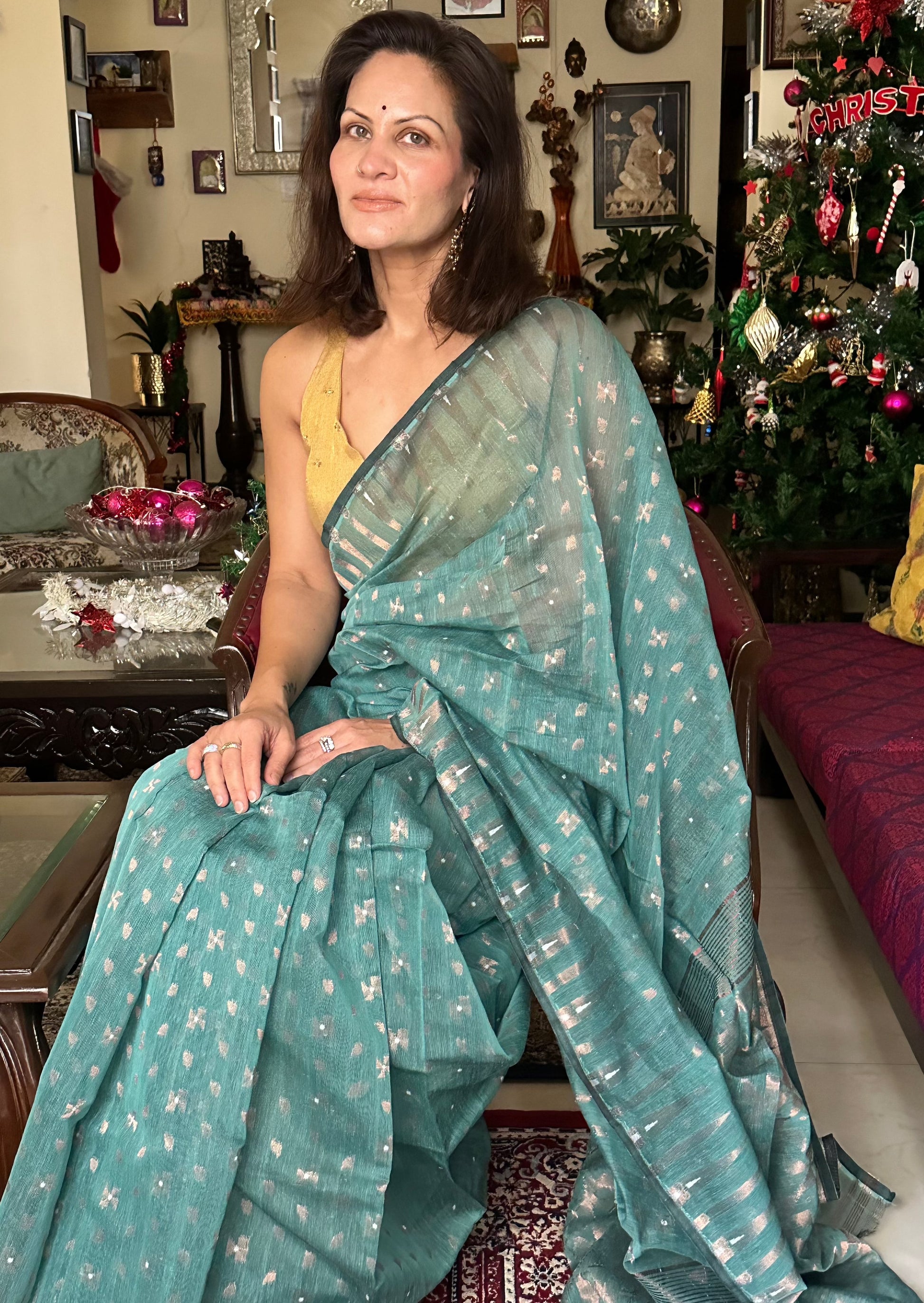 Cotton Silk Jamdani - Raahini