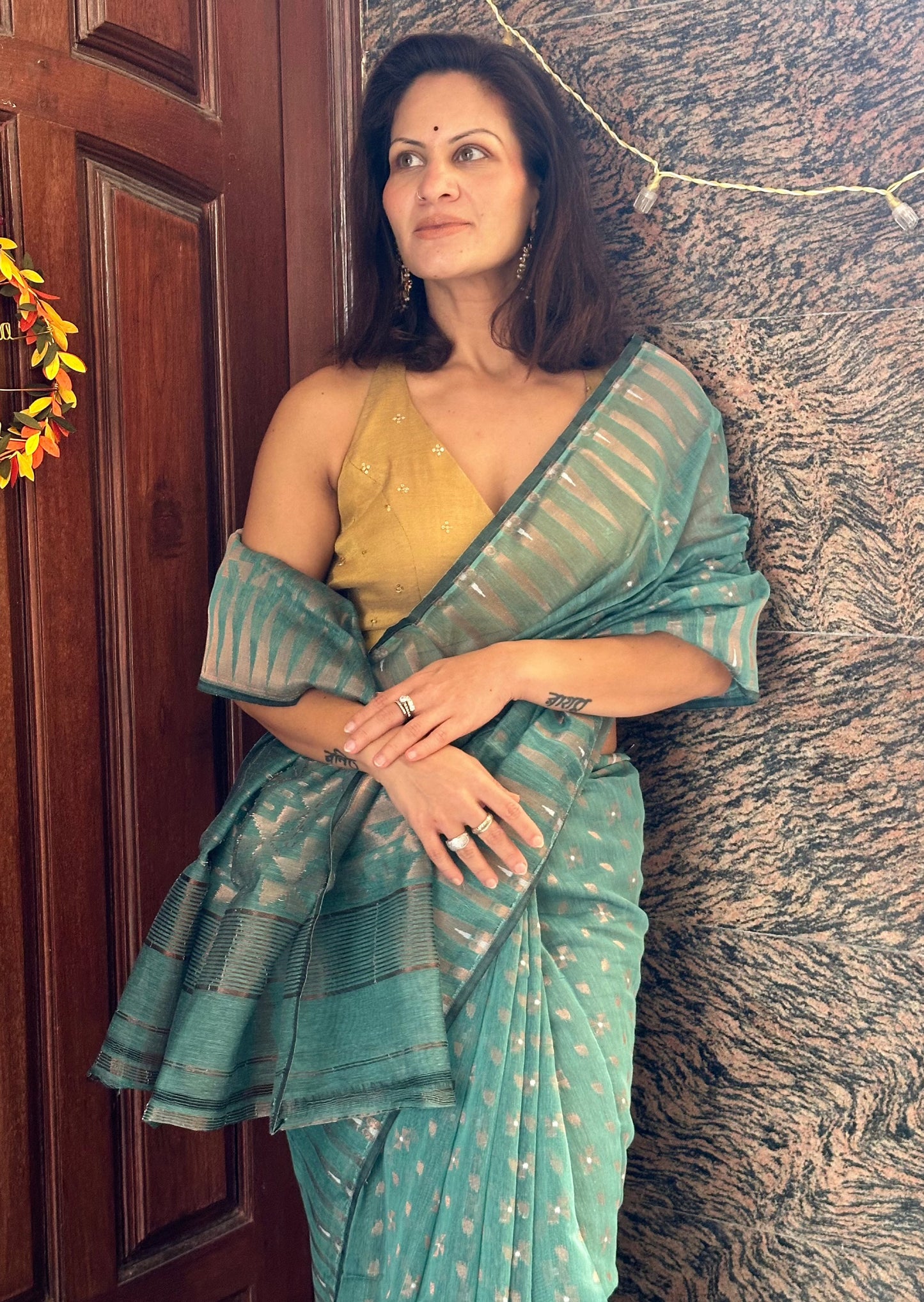 Cotton Silk Jamdani - Raahini