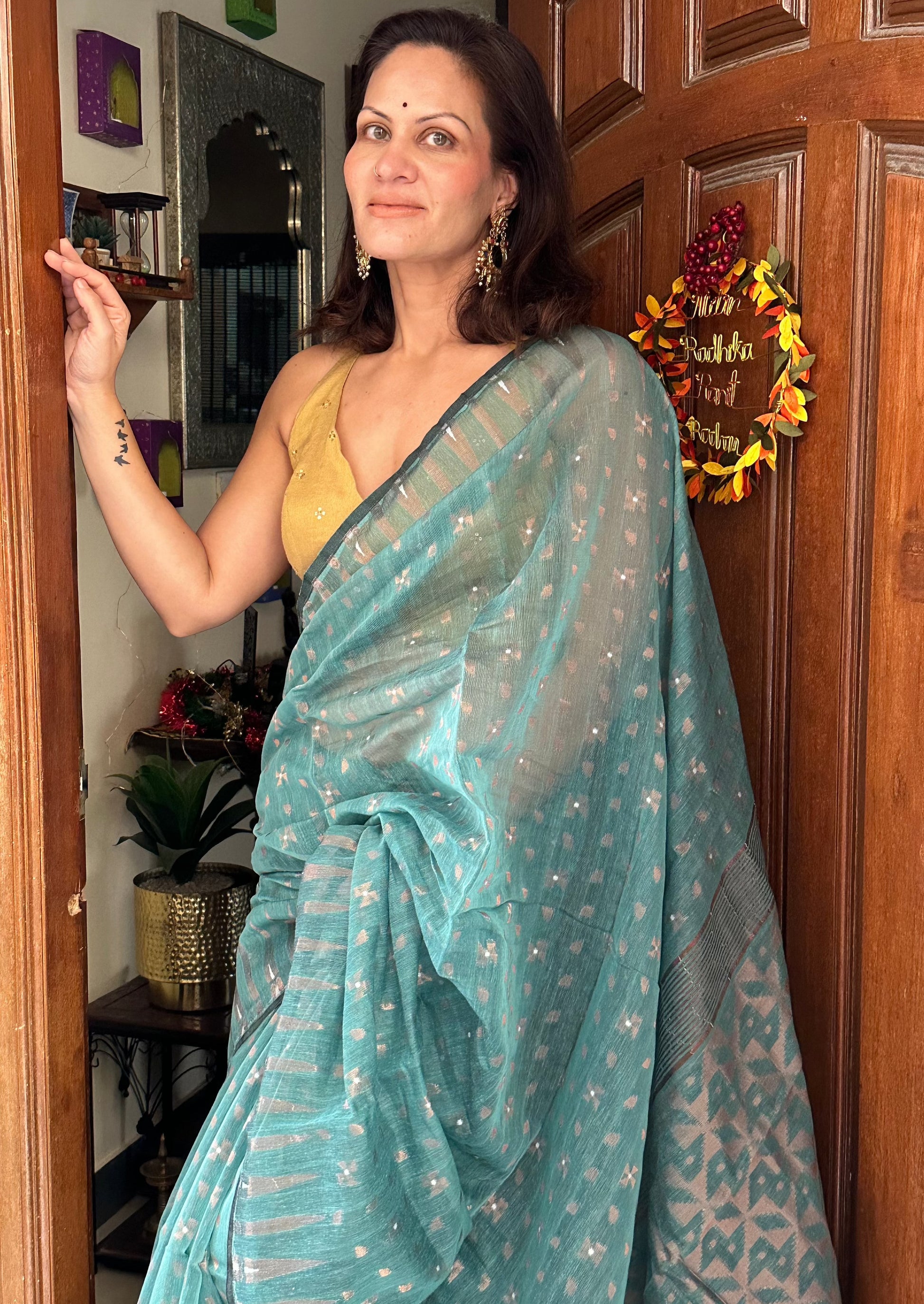 Cotton Silk Jamdani - Raahini