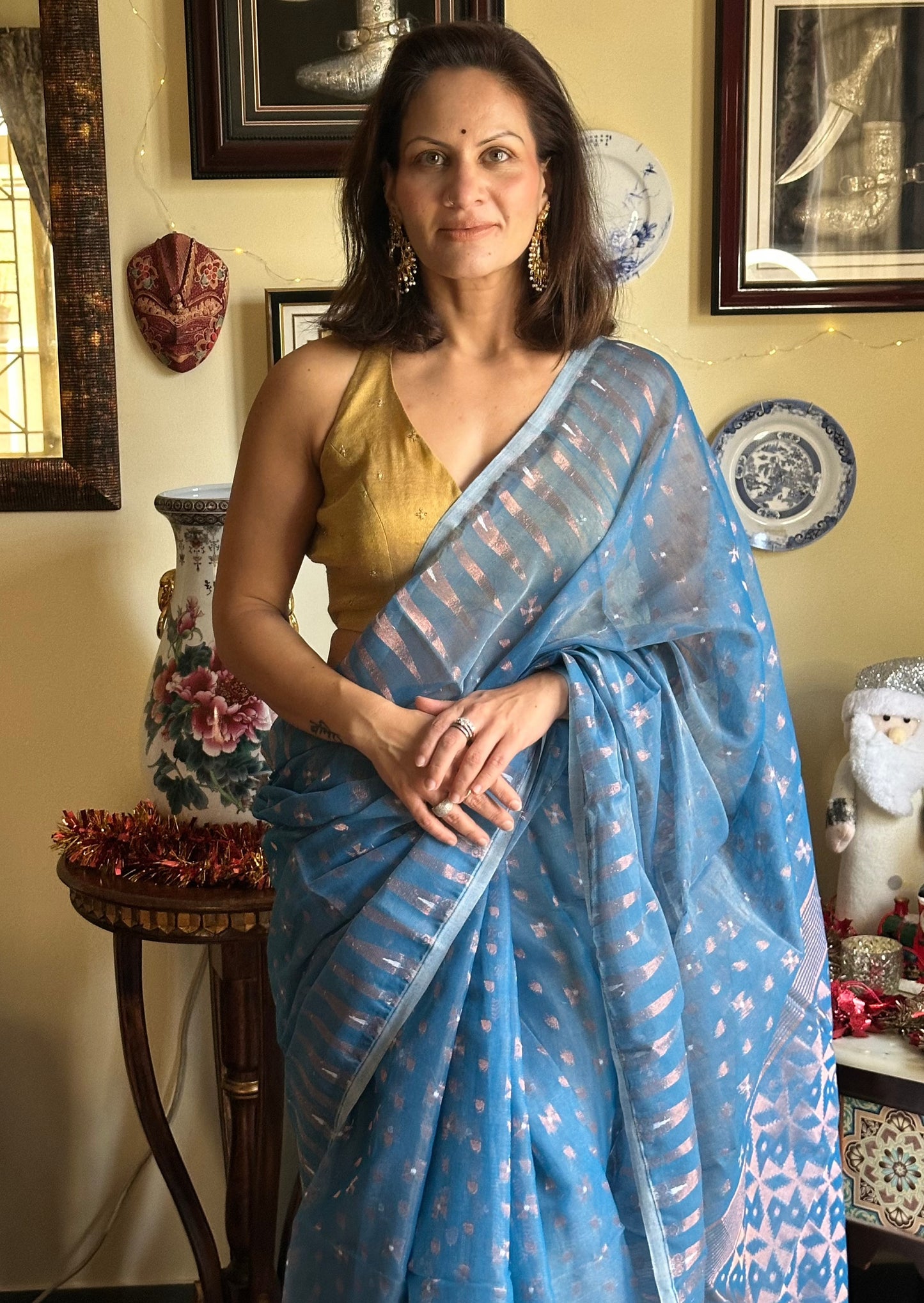 Cotton Silk Jamdani - Raahini