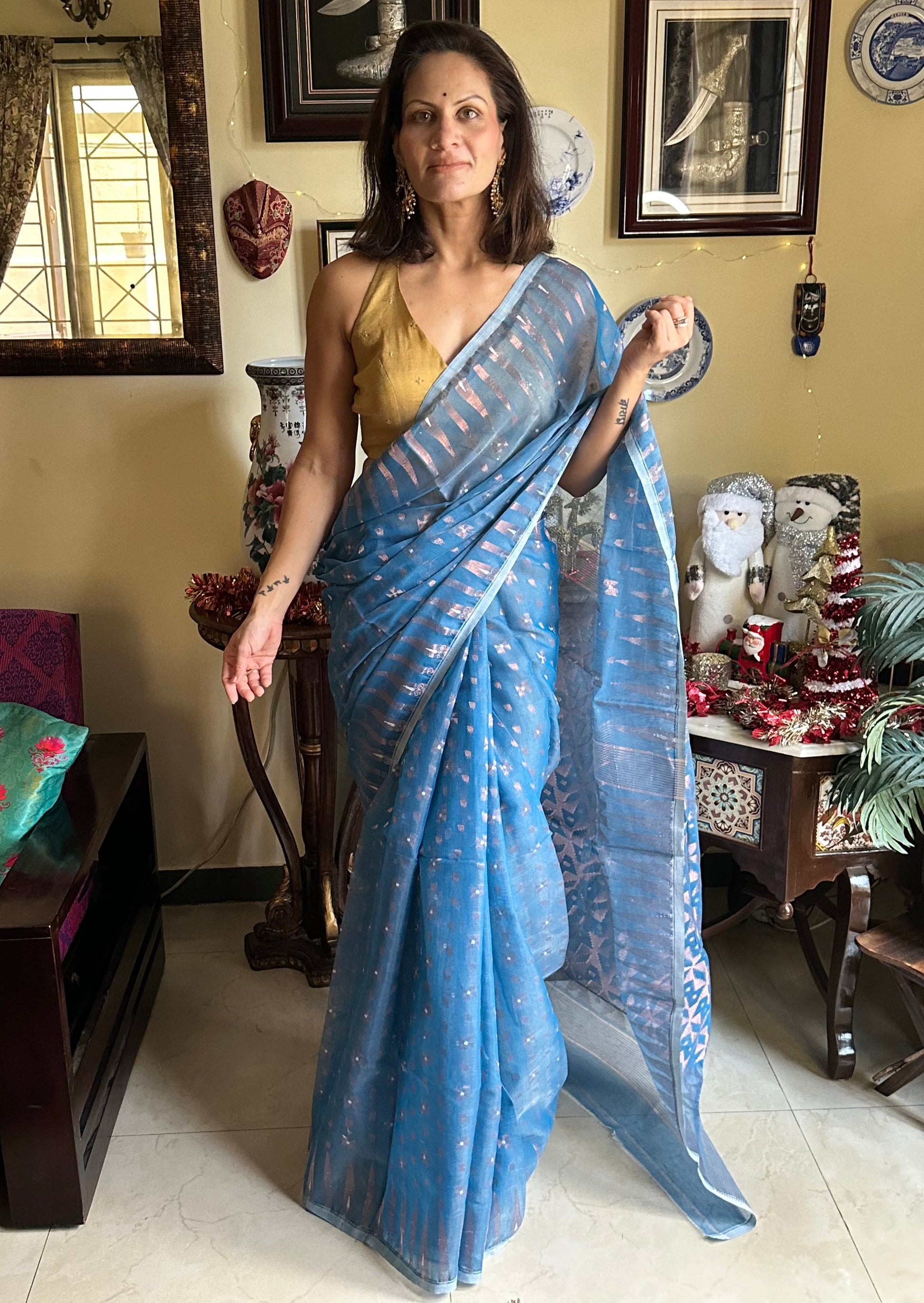 Cotton Silk Jamdani - Raahini