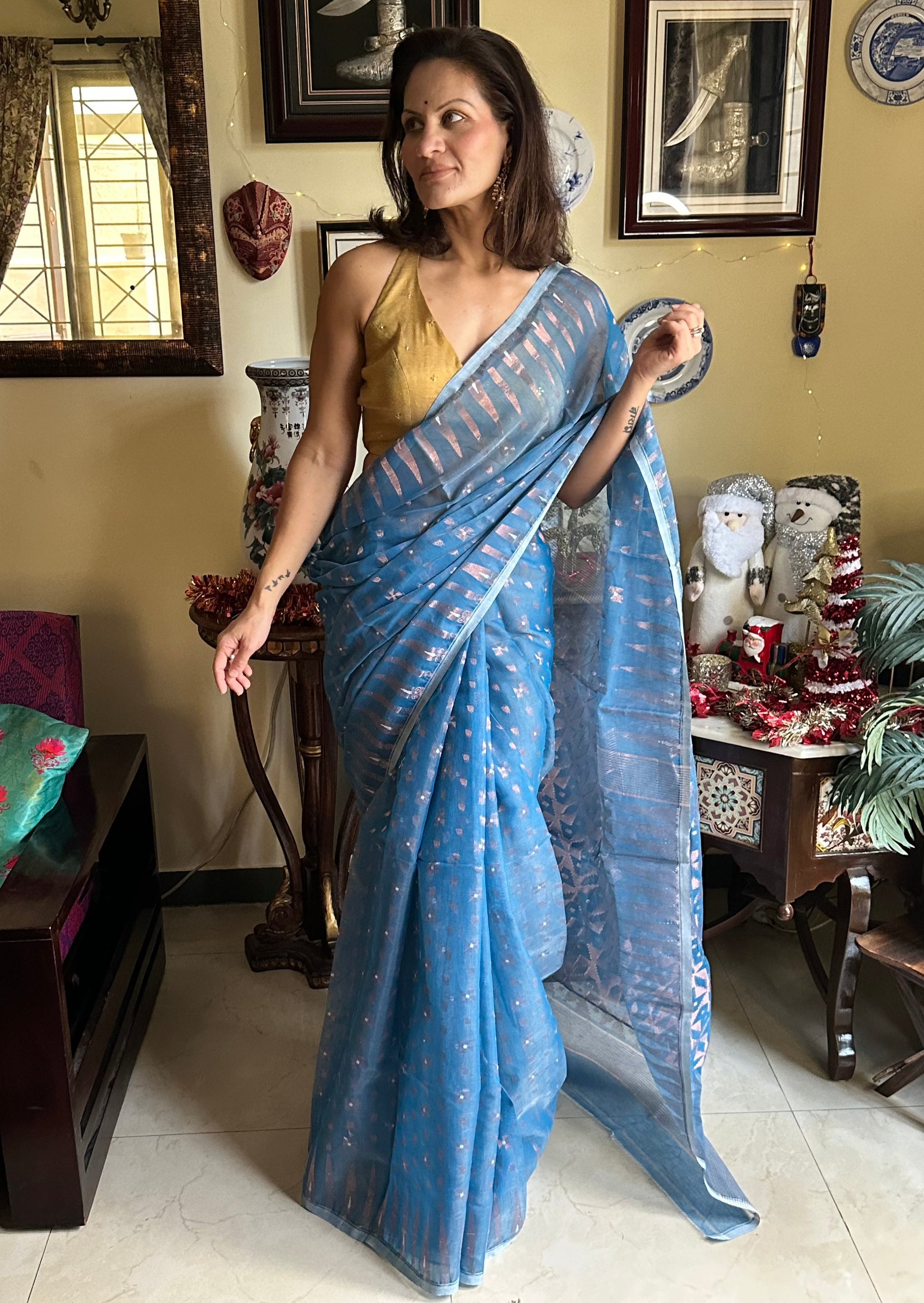 Cotton Silk Jamdani - Raahini