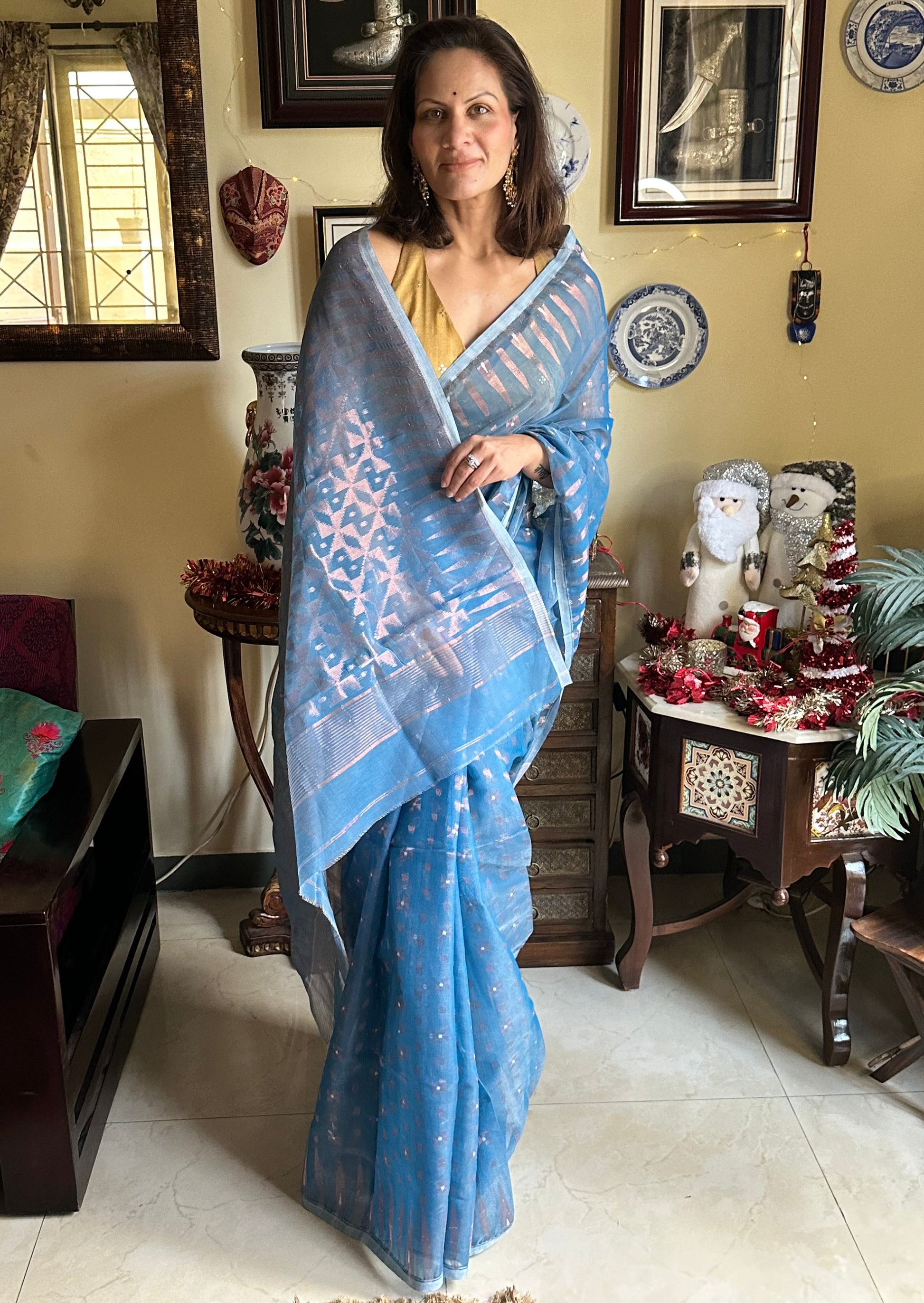 Cotton Silk Jamdani - Raahini